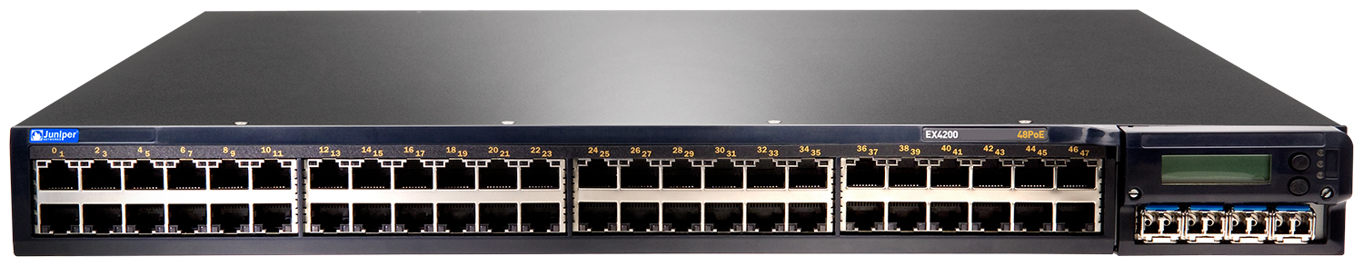 EX4200-24PX-TAA - Juniper EX 4200 24PX - Switch - L3 - managed - 24 x 10/100/1000 (PoE+)