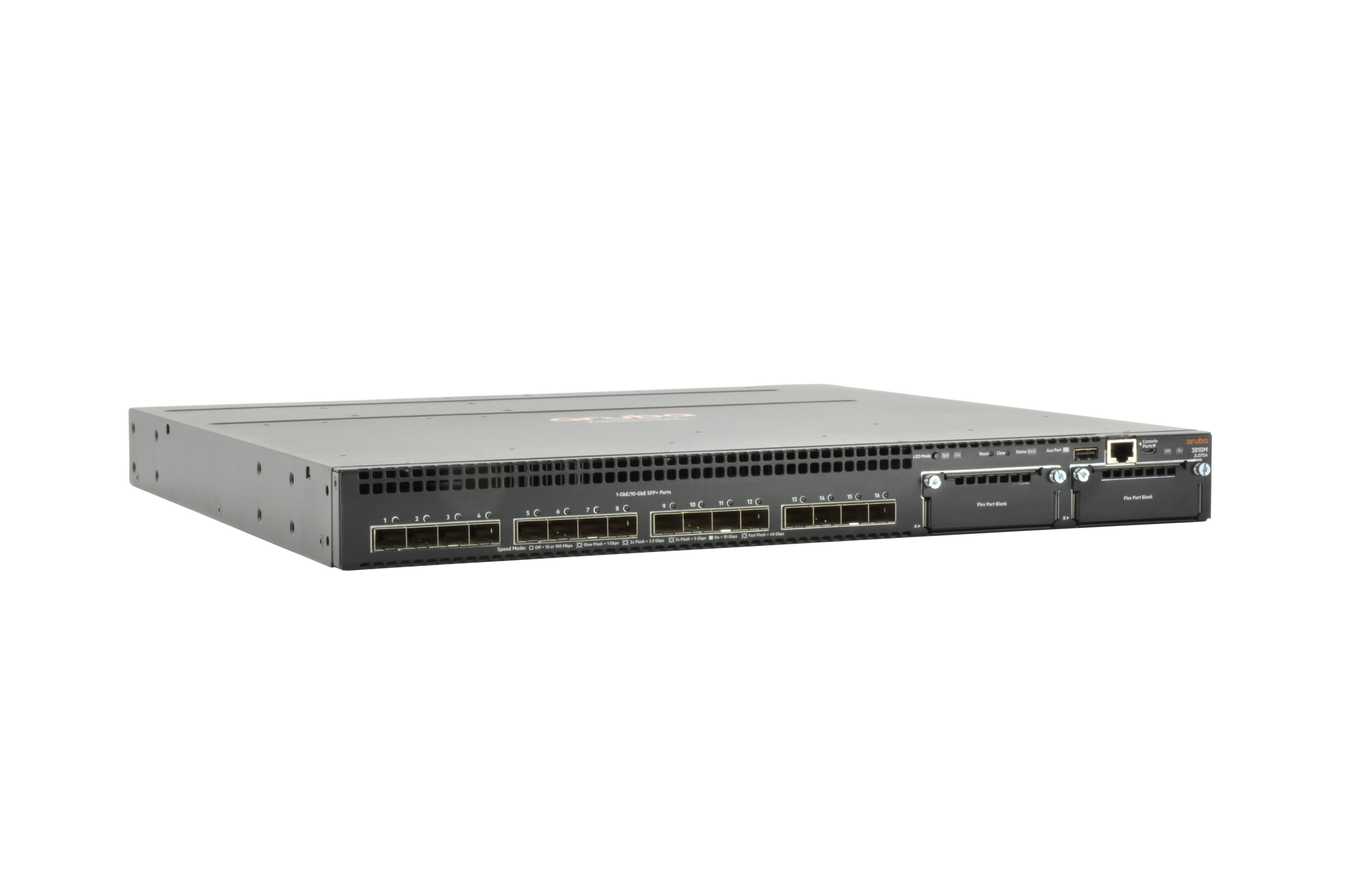 JL075A - HPE Aruba 3810M 16SFP+ 2-slot Switch