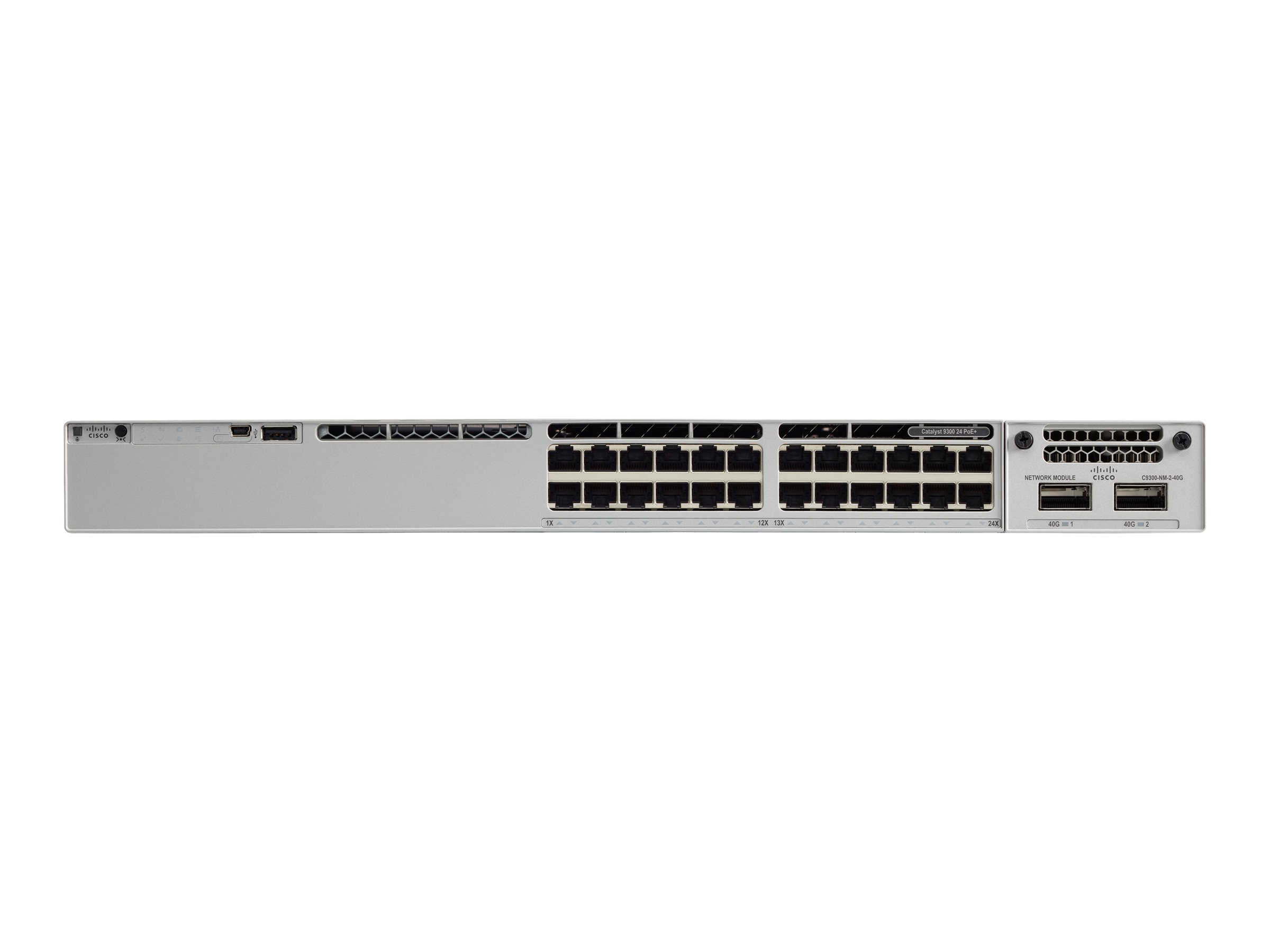 C9300-24UXB-E= - Cisco Catalyst 9300 - Network Essentials - Switch - L3 - managed - 24 x 100/1000/2.5G/5G/10GBase-T (UPOE)