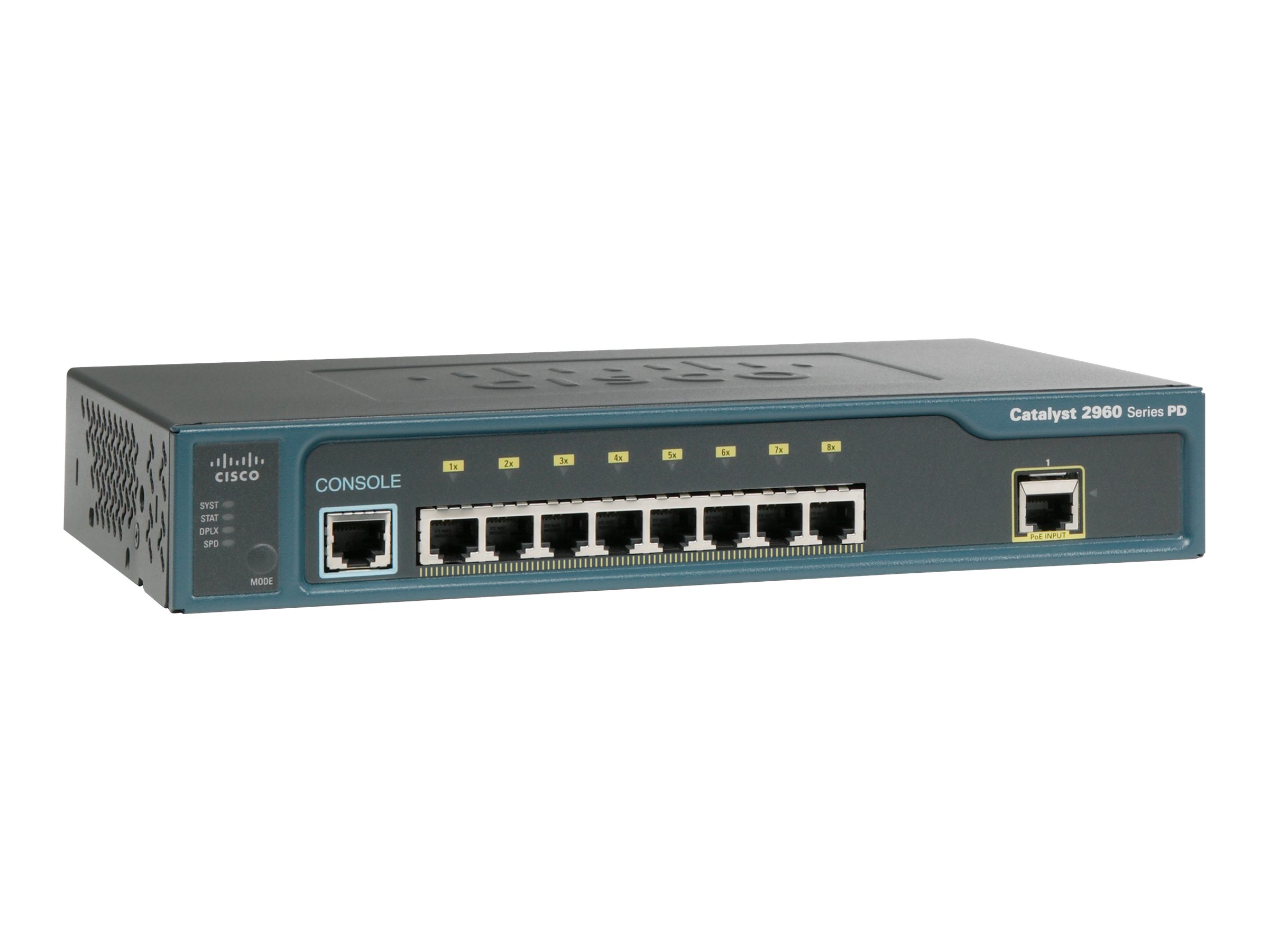 WS-C2960PD-8TT-L - Conmutador Cisco Catalyst 2960 - 8 puertos - Gestionado de capa 2