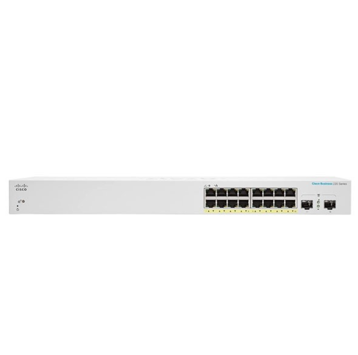 CBS220-16P-2G-EU - Conmutador Cisco Business 220 - 18 puertos - PoE+