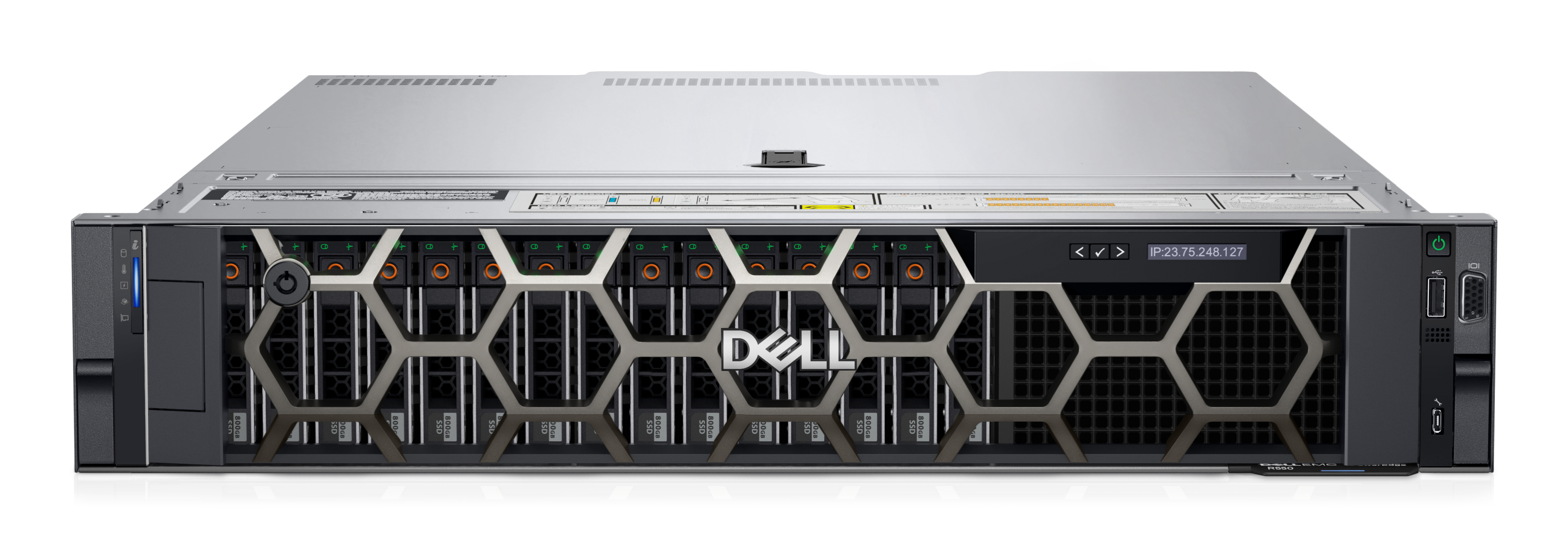 XF0P3 - Dell PowerEdge R550 - Server - Rack-Montage - 2U - de doble procesador - 1 x Xeon Silver 4310 / 2.1 GHz - RAM 16 GB - SAS - Hot-Swap 8.9 cm (3.5")