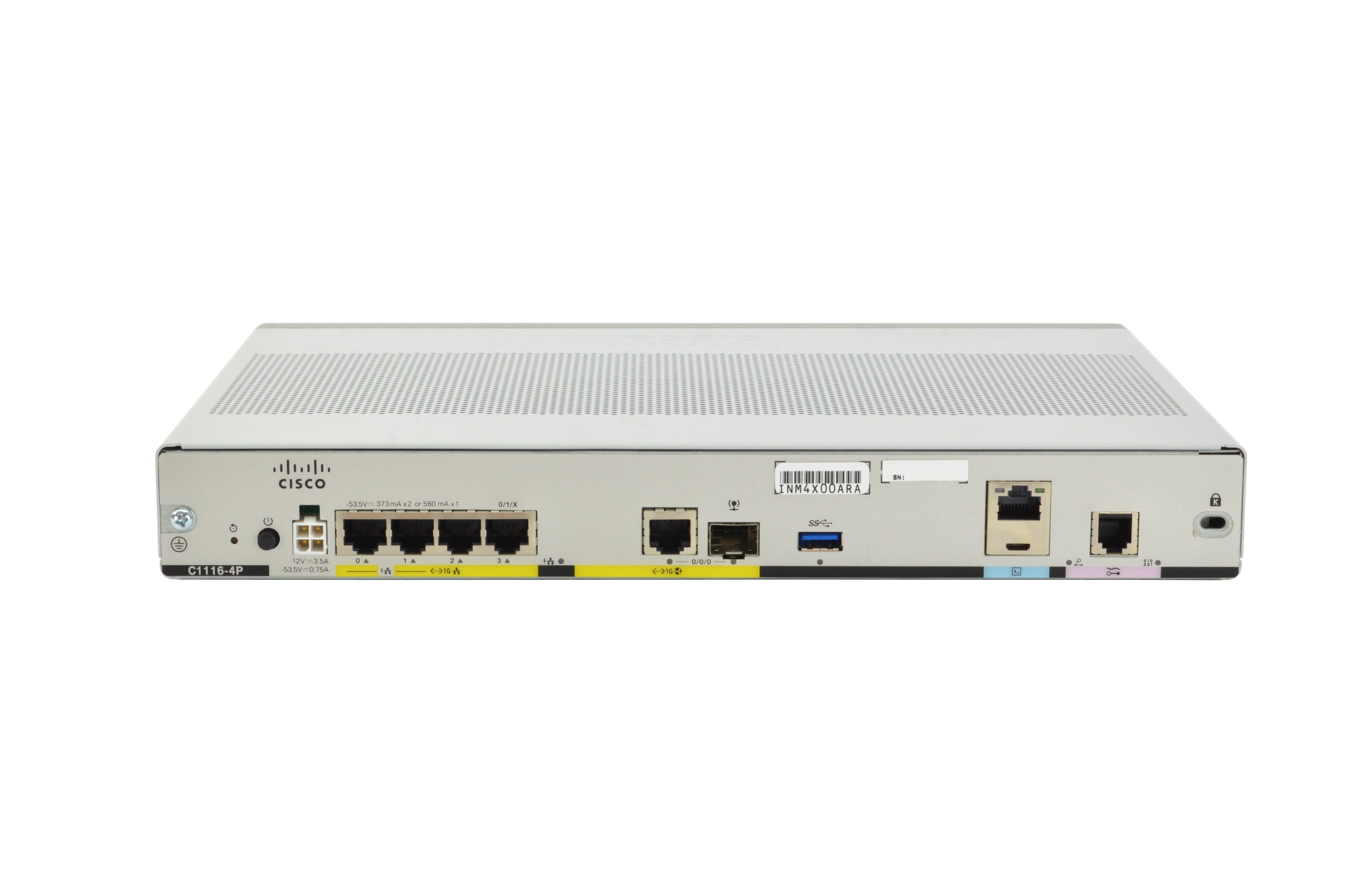 C1116-4P - Router Cisco ISR 1116, servicios integrados, 4 puertos, fácil implementación