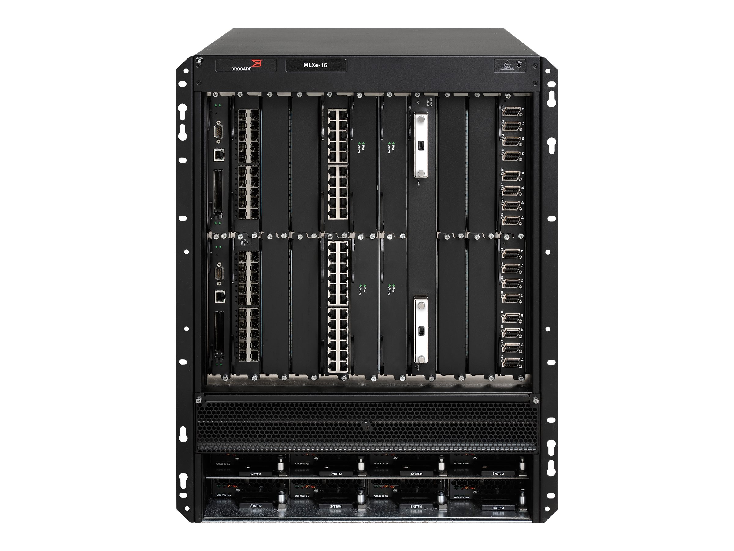 BR-MLXE-16-MR2-M-AC - Brocade MLX Series MLXe-16 - Router - Flujo de aire