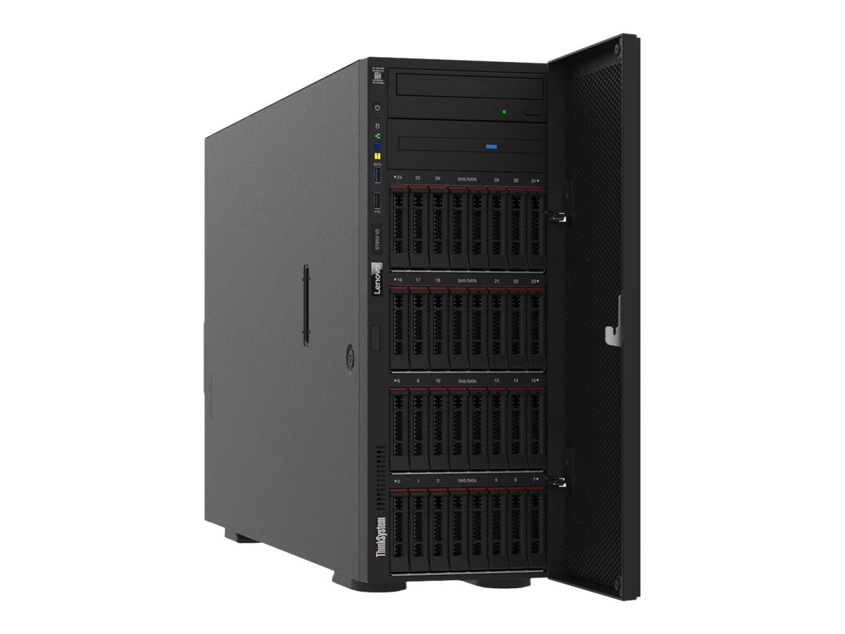7Z74A030EA - Lenovo ThinkSystem ST650 V2 7Z74 - Server - Tower - 4U - de doble procesador - 1 x Xeon Silver 4309Y / 2.8 GHz - RAM 32 GB - SAS - Hot-Swap 6.4 cm (2.5")