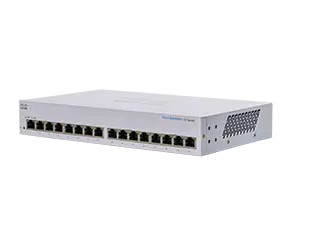 CBS110-16T - Cisco CBS110, Unmanaged, L2, Gigabit Ethernet (10/100/1000), Full duplex, Rack-Einbau, 1U