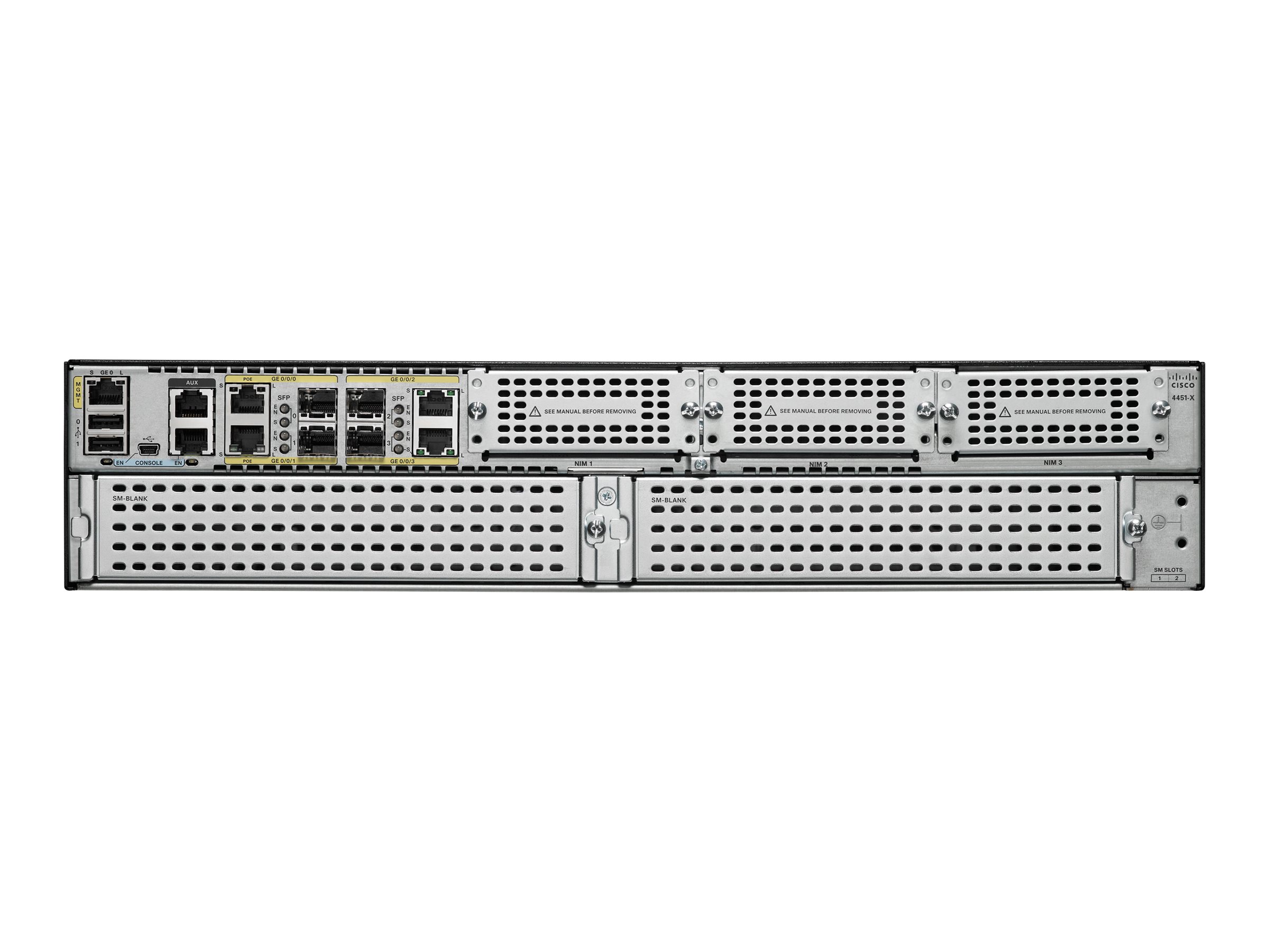 ISR4451-X-V/K9 - Ensemble routeur Cisco 4451-X pour voix et vidéo