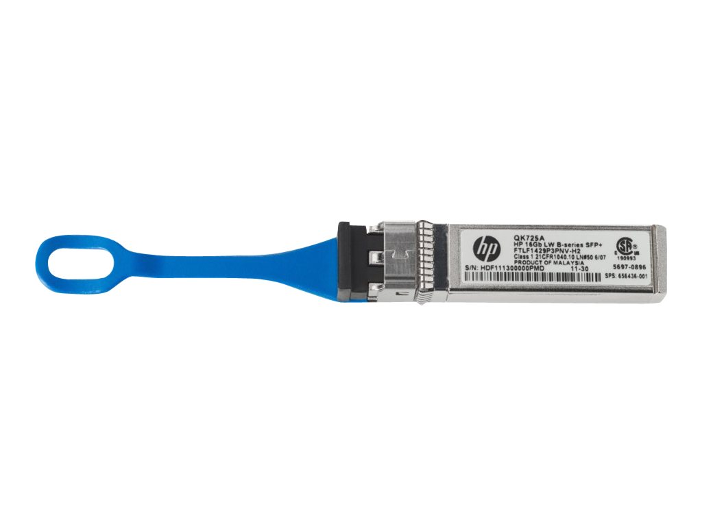 QK725A – HPE SFP+ transceiver module – 16 Gb Fibre Channel (LW)