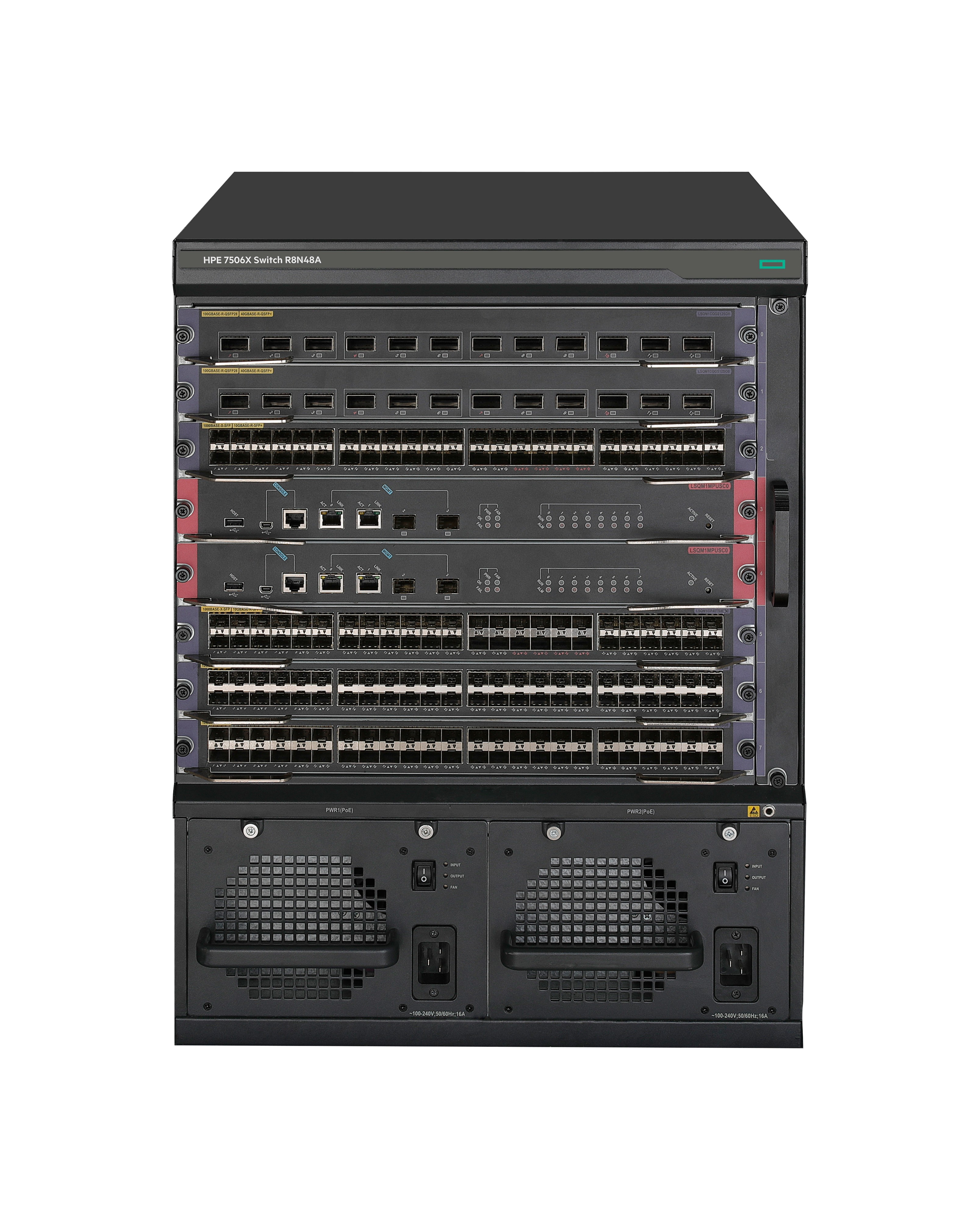 R8N48A - HPE FlexNetwork 7506X 6-slot Chassis - Switch