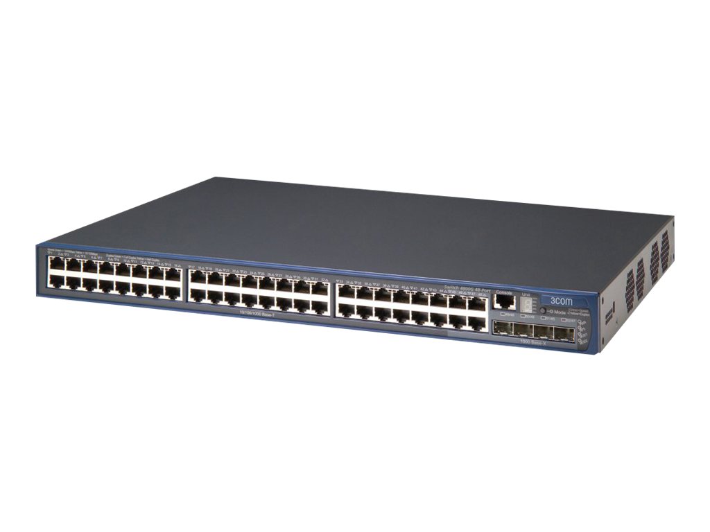 JD010A - HPE 4800-48G Switch - Switch - L4 - managed - 44 x 10/100/1000 + 4 x Kombi-SFP