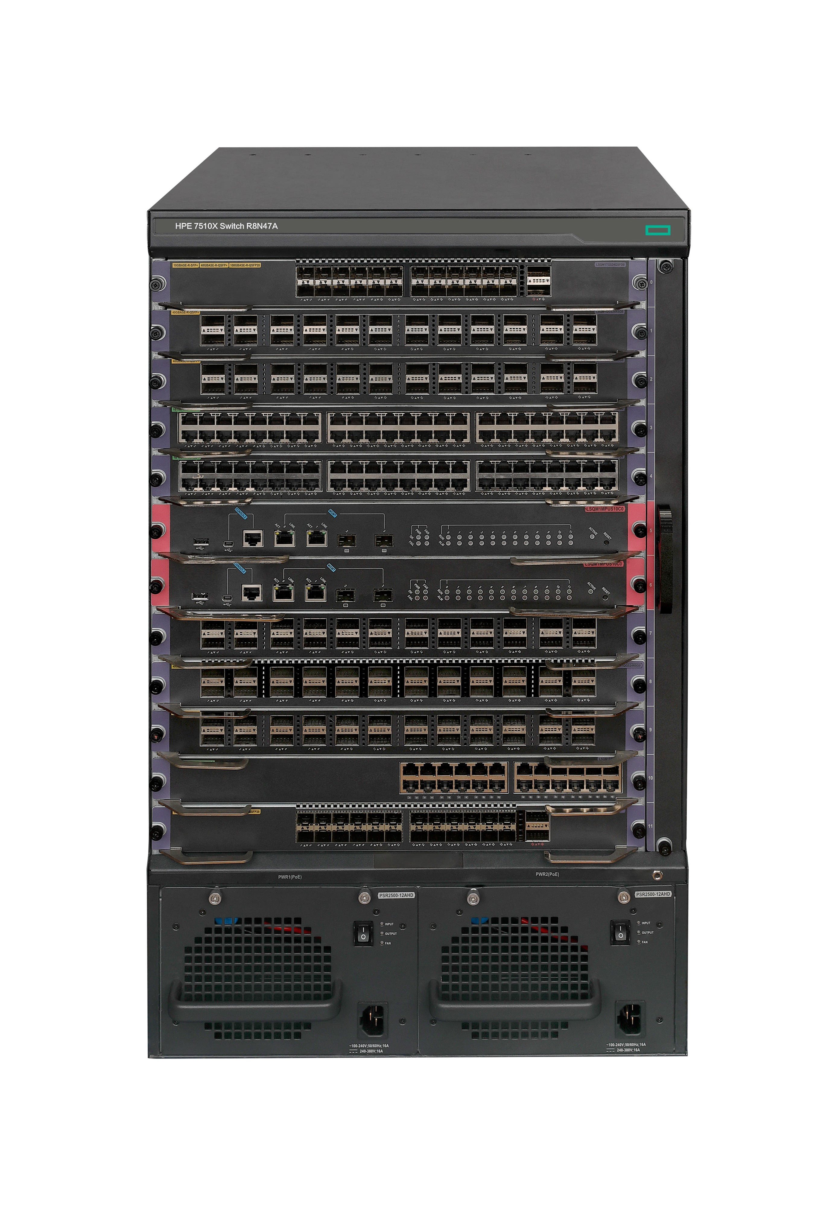 R8N47A - HPE FlexNetwork 7510X Chassis - Switch - L3 - managed