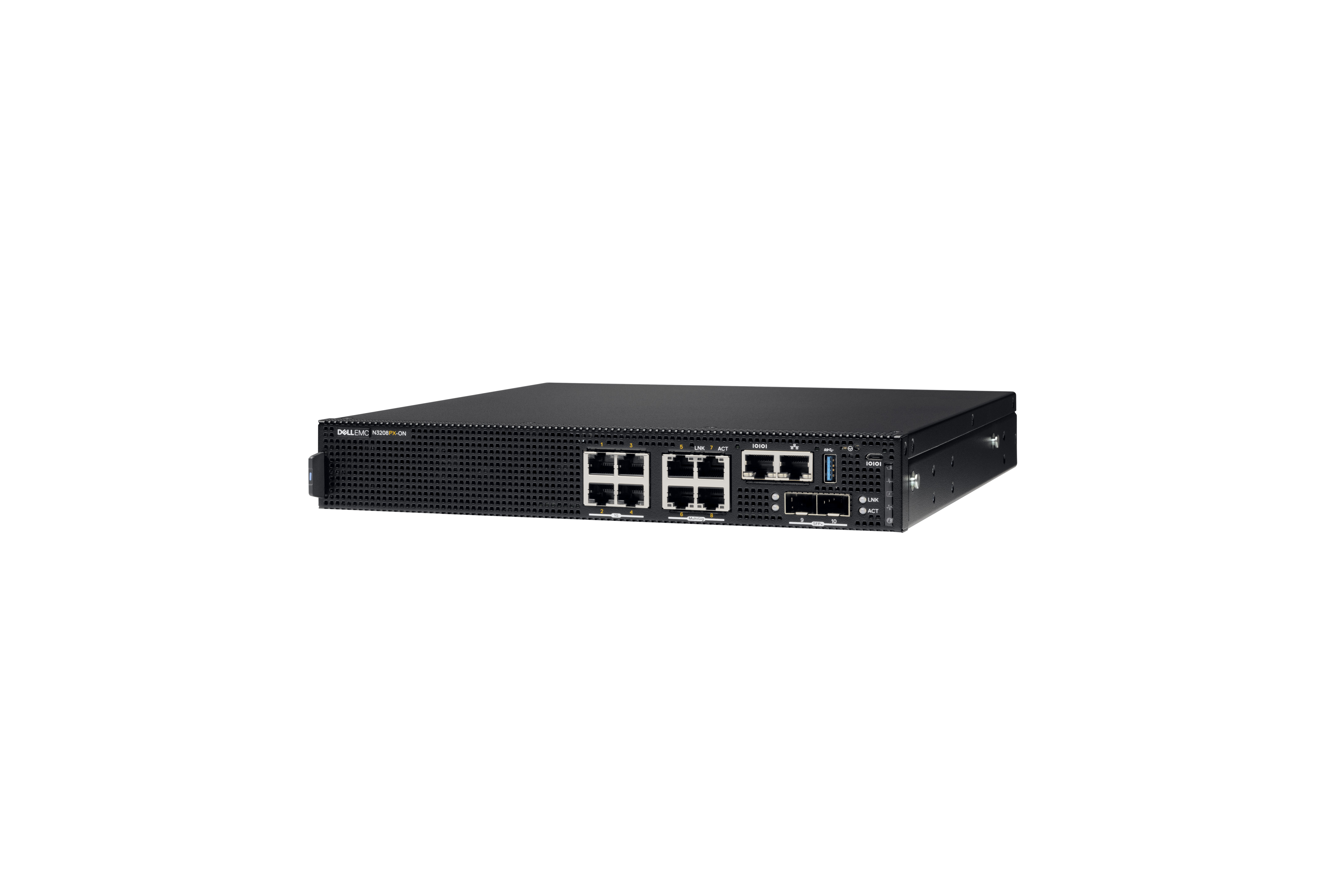 210-ASPN - Dell PowerSwitch N3208PX-ON - Switch - L3 - managed - 4 x 10/100/1000/2.5G/5G (PoE++)