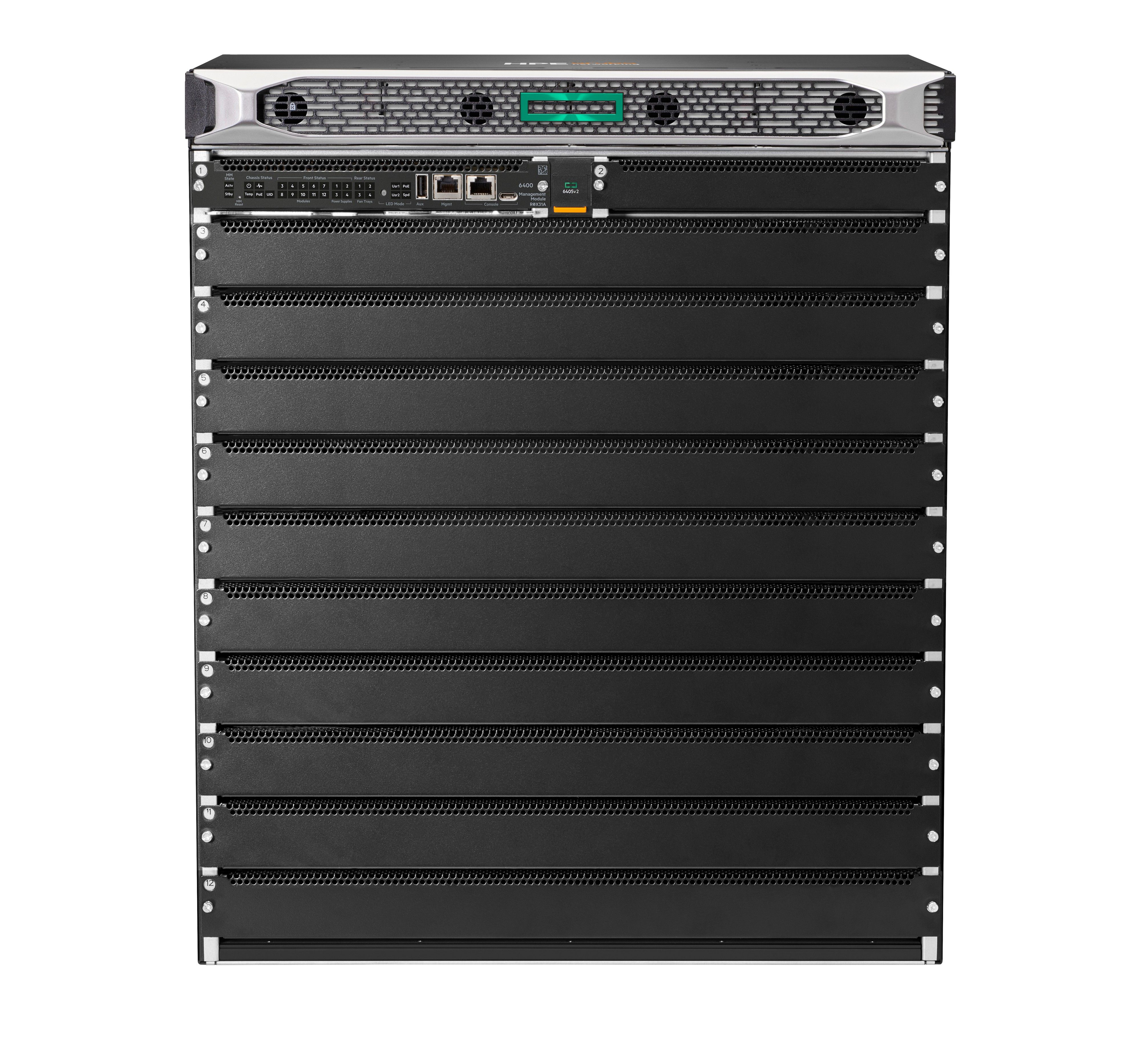 R0X27C - HPE Aruba 6410 v2 - Switch - L3 - managed - an Rack montable