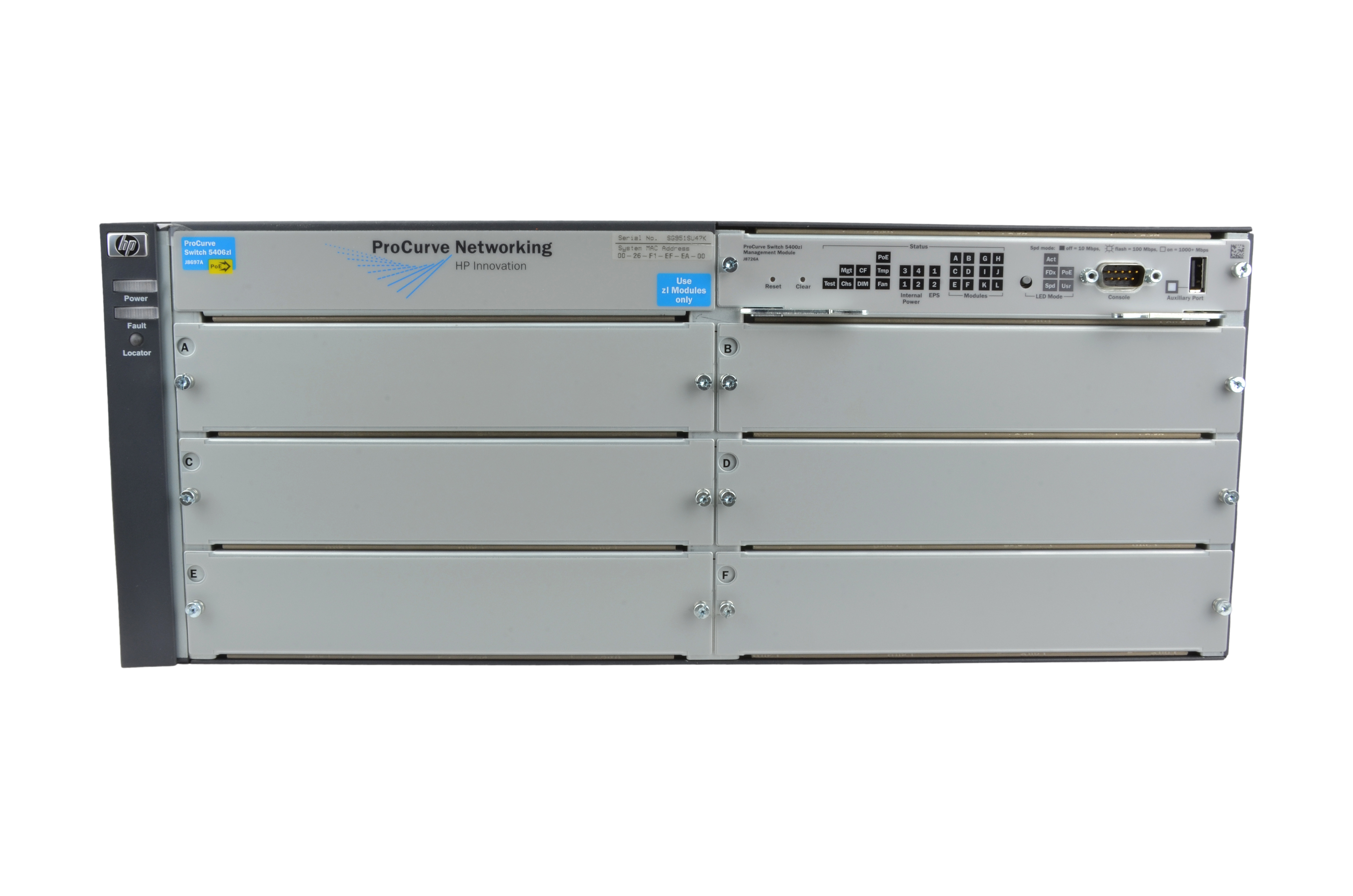 J8697A - Conmutador HPE - 48 puertos - Gestionado de capa 2 - PoE