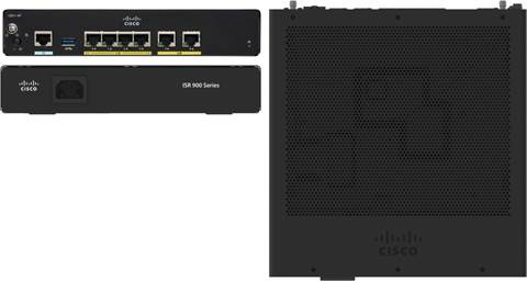 C921-4P – Cisco ISR 921 Router with 4-port switch