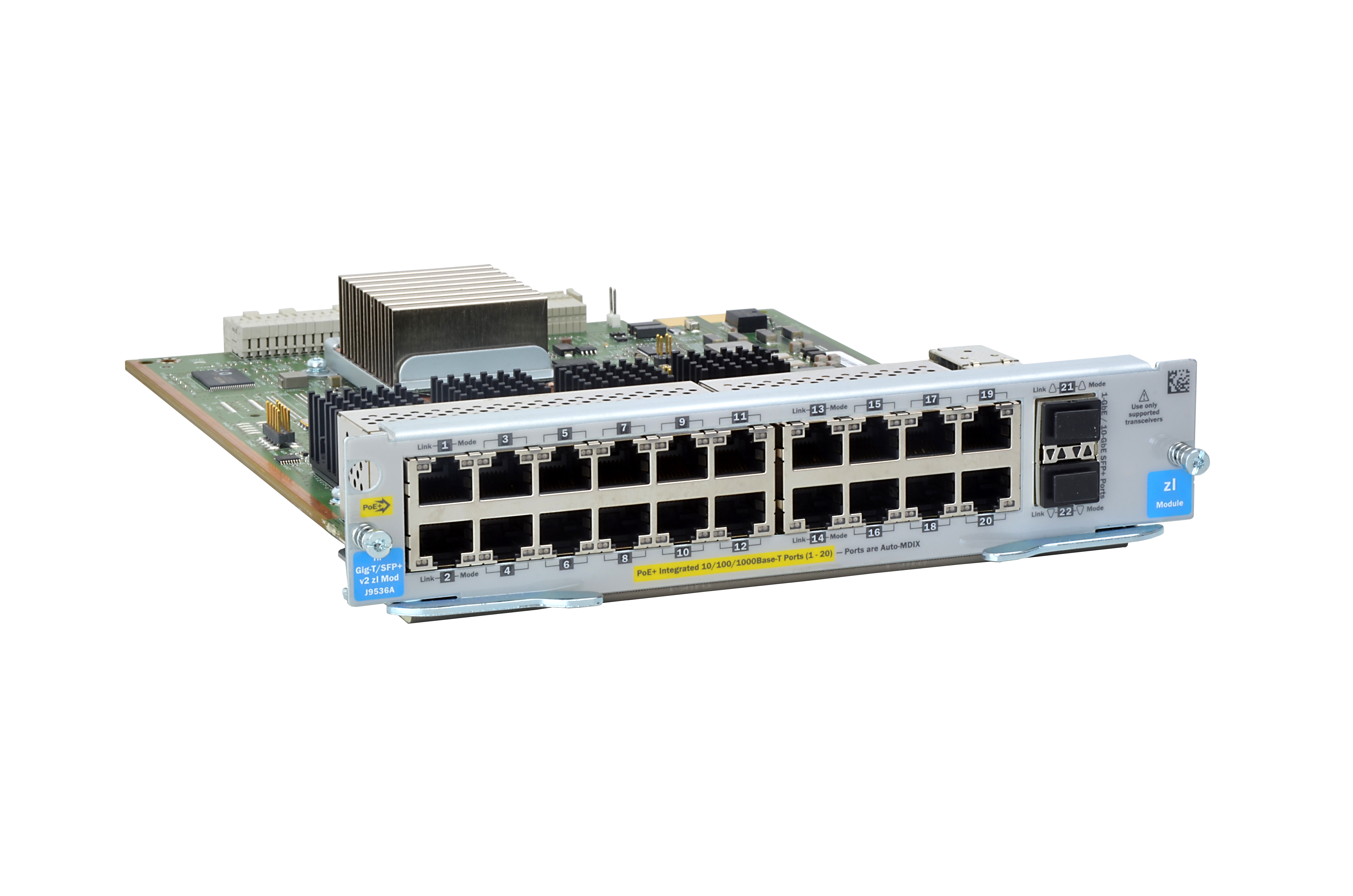 J9536A - HPE Modulo di espansione - Gigabit Ethernet (PoE+)