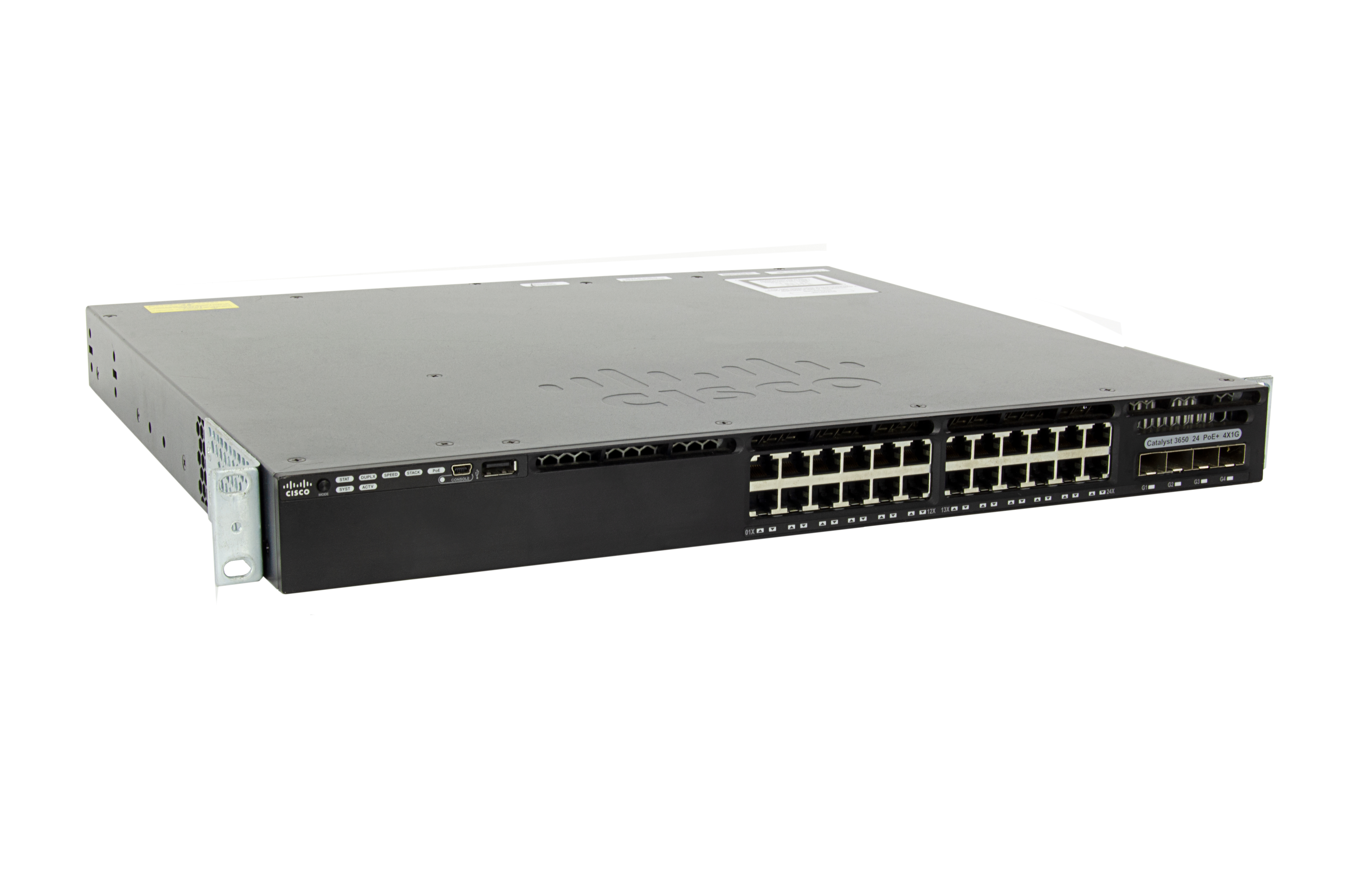 WS-C3650-24PS-S - Cisco Catalyst 3650 PoE+ Switch, L3, 24x 10/100/1000