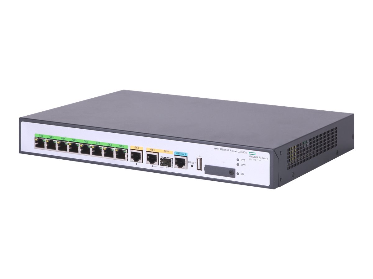 JH300A – HPE FlexNetwork MSR958 – Router – 8-port switch