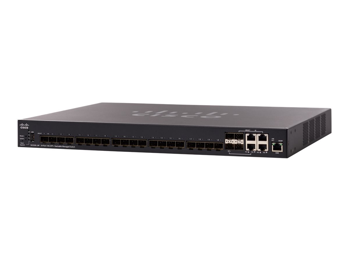 SX350X-24-K9-EU - Cisco 10G Managed Switch, 20x 10GBase-T + 4x 10G-Bit SFP+