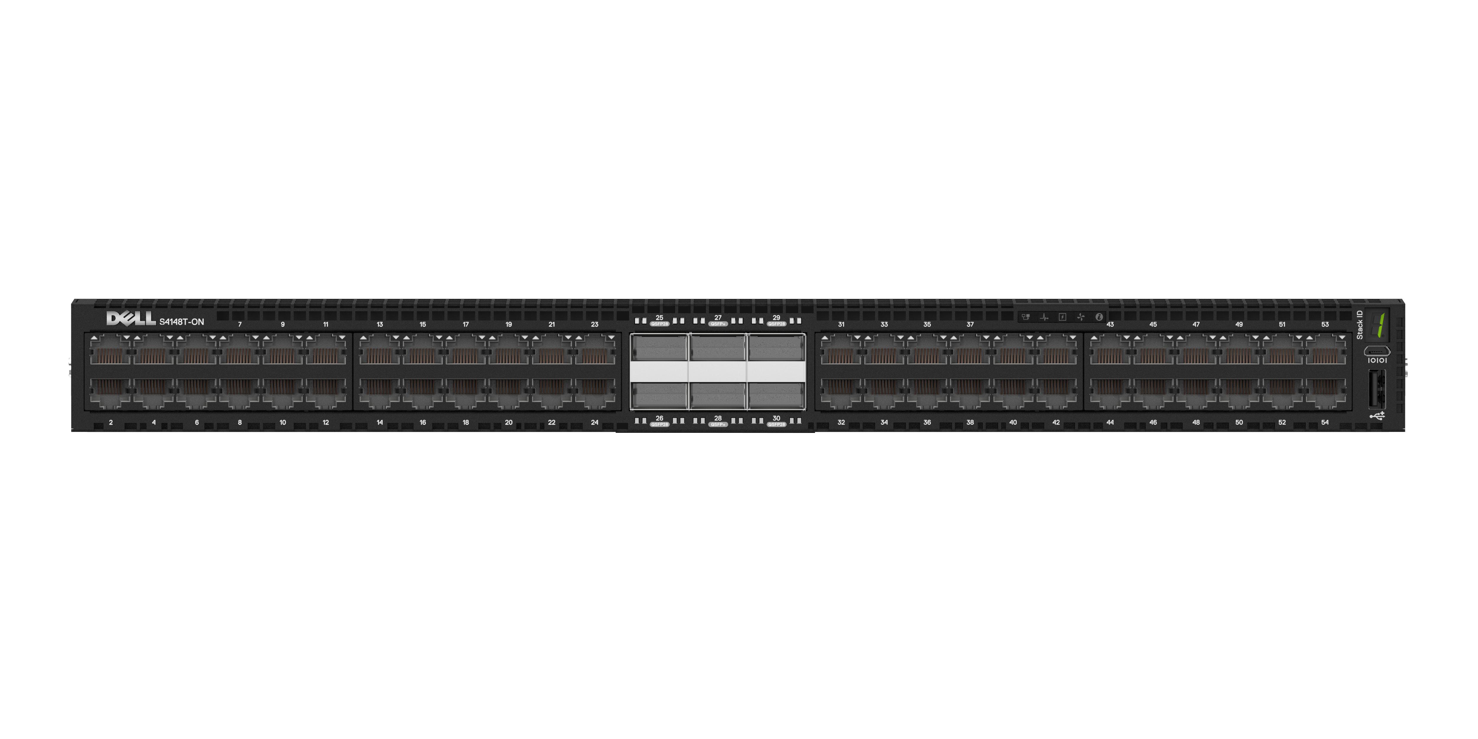 210-ALSW - Dell S-Series S4148T-ON, Managed, L2/L3, 10G Ethernet (100/1000/10000), 100 Gigabit Ethernet, Rack-Einbau, 1U