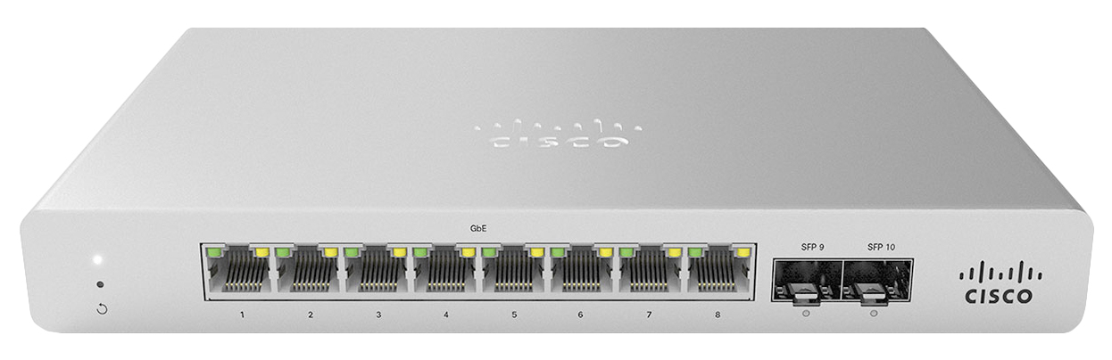 MS120-8LP-HW - Switch Cisco Meraki MS120 - 8 puertos - Gestionado de capa 2 - PoE+