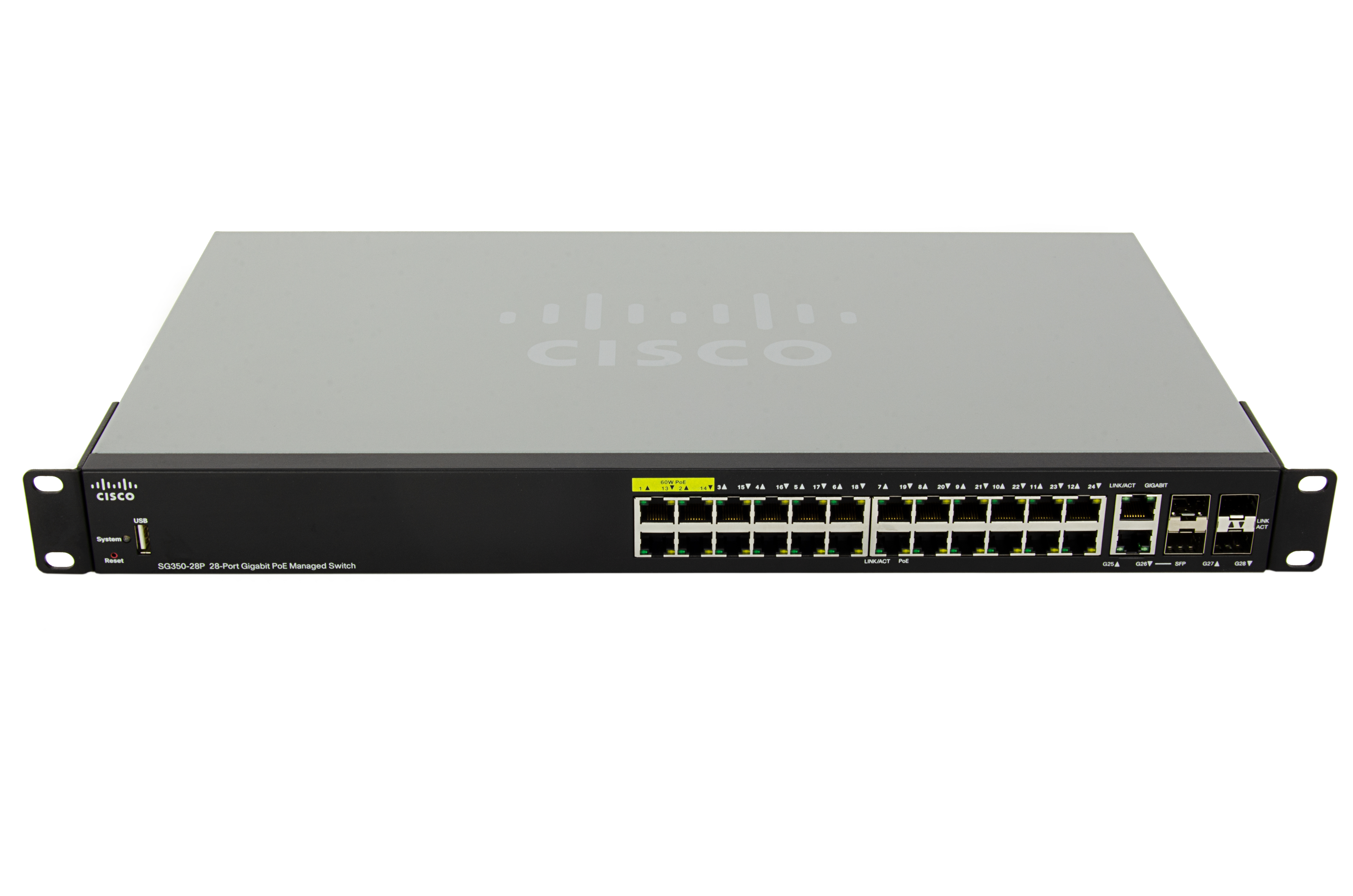SG350-28P-K9-EU - Commutateur Cisco Business 350 - 28 ports - Géré L3 - PoE+