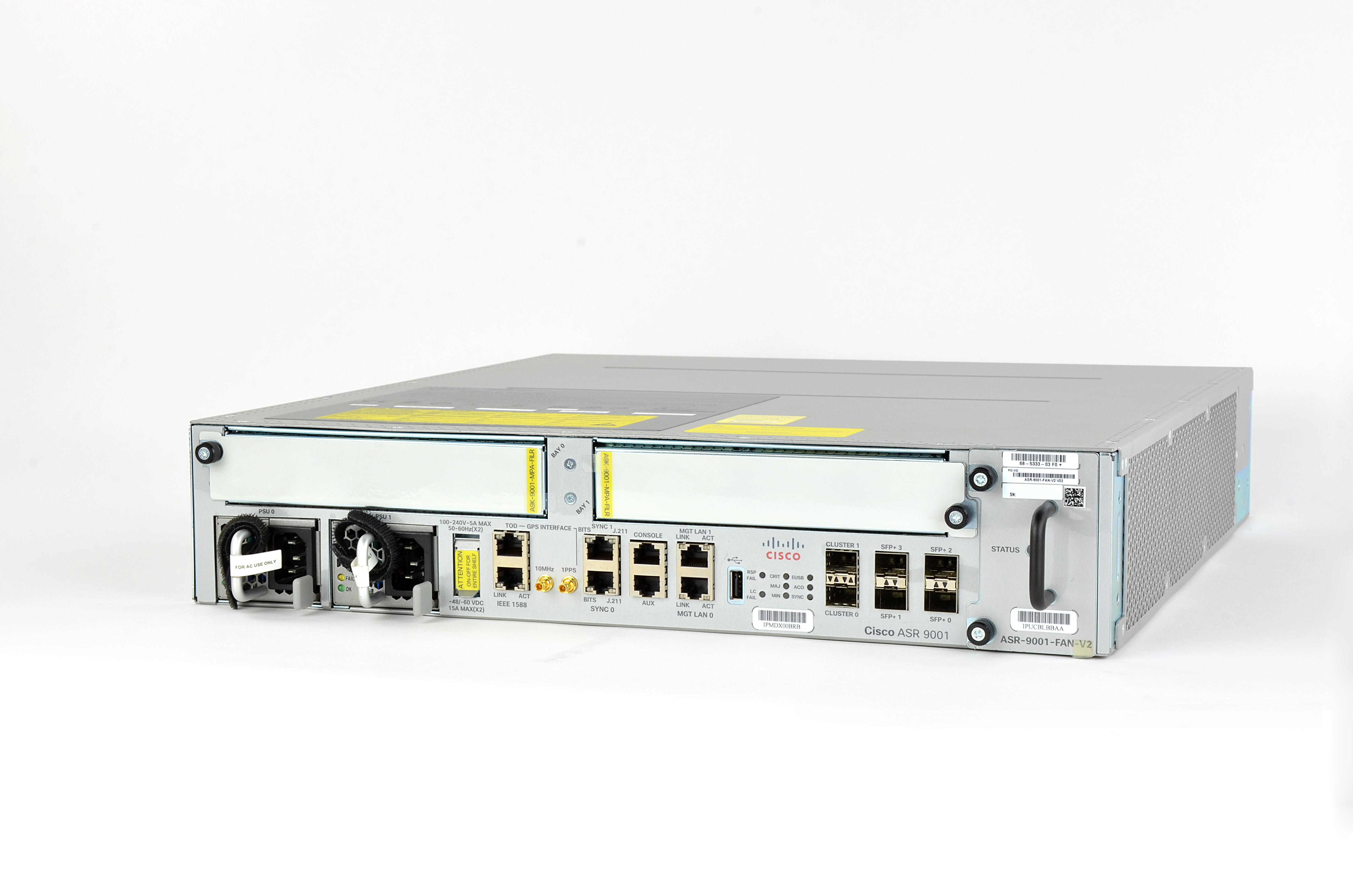 ASR-9001 - Router Cisco de 10 GbE y 40 GbE para montaje en rack