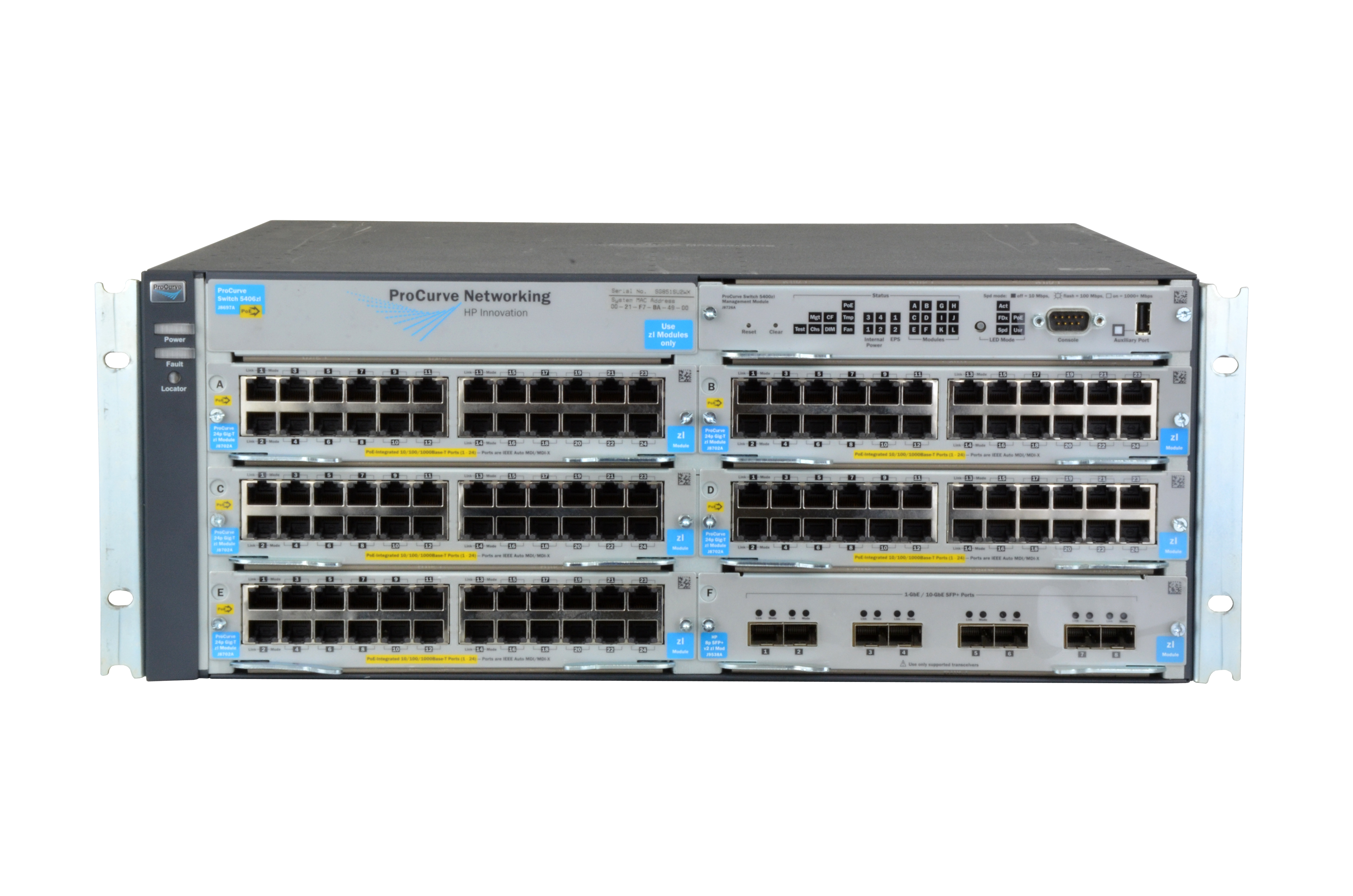 J8697A - Conmutador HPE - 48 puertos - Gestionado de capa 2 - PoE