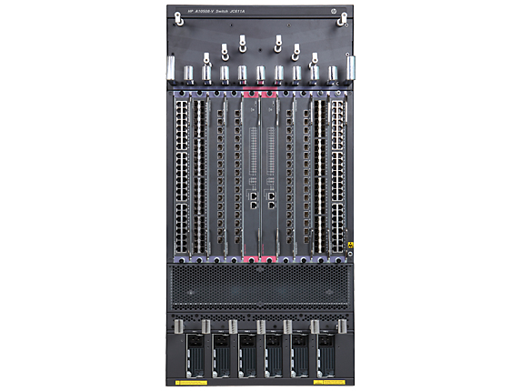 JC611A - HPE FlexNetwork 10508-V Switch Chassis - Switch