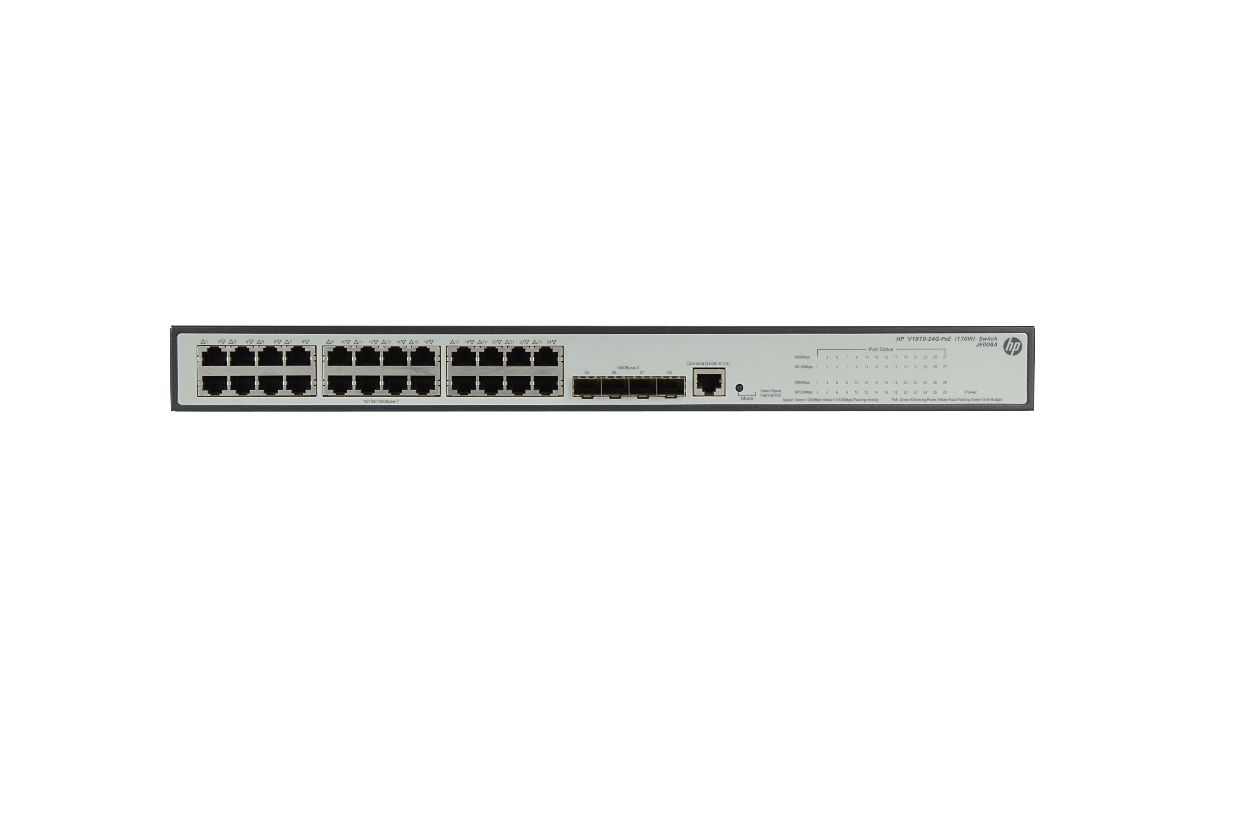 JE008A - Conmutador HPE - 24 puertos - Gestionado de capa 2 - PoE