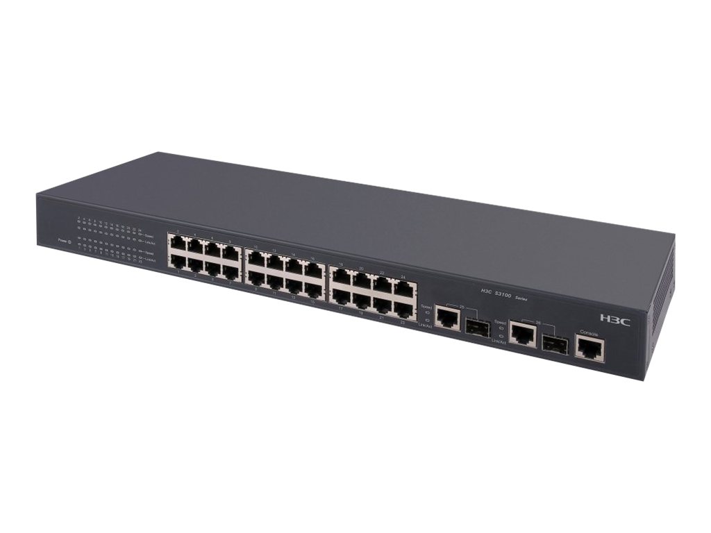 JD320A - HPE 3100-24 EI Switch - Switch - L4 - managed