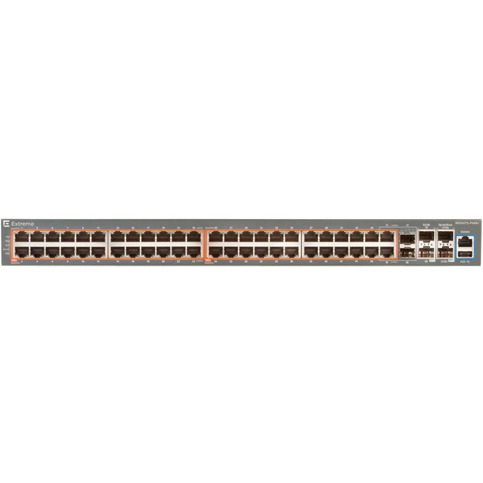 AL3600A16-E6 - Extreme Networks Ethernet Routing Switch 3600 3650GTS-PWR+ - Switch - L3 - managed - 48 x 10/100/1000 (PoE+)