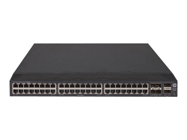 JG894A - HPE FlexFabric 5700-48G-4XG-2QSFP+ - Switch - L3 - managed - 48 x 10/100/1000 + 4 x 10 Gigabit Ethernet SFP+ / 1 Gigabit Ethernet SFP+ + 2 x 40 Gigabit QSFP+ (Uplink)