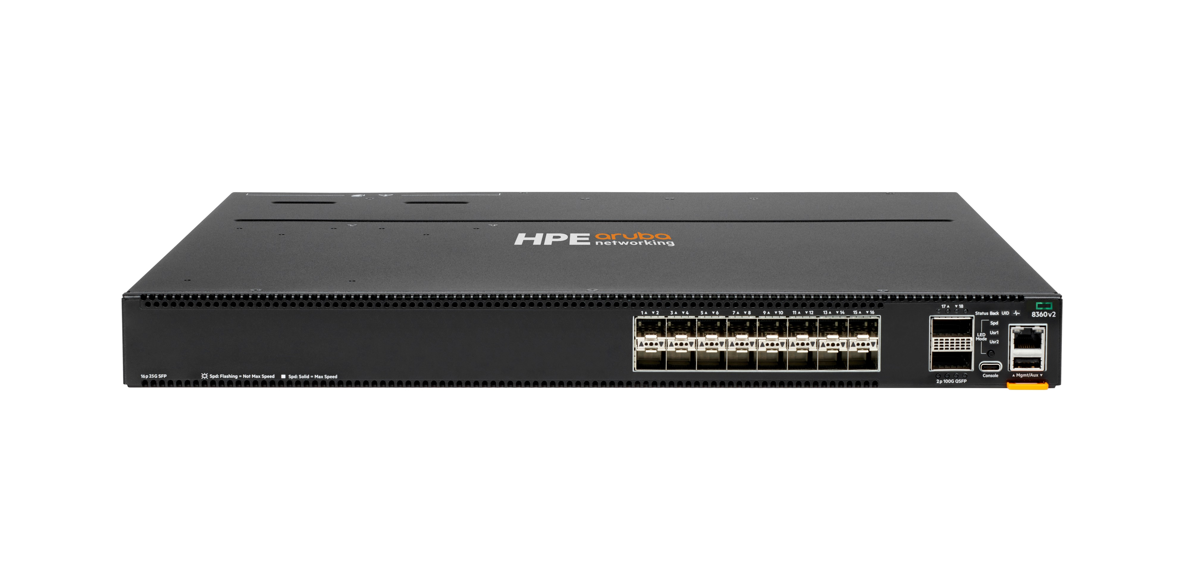 JL703C - HPE Aruba CX 8360-16Y2C V2 Switch, L3, managed