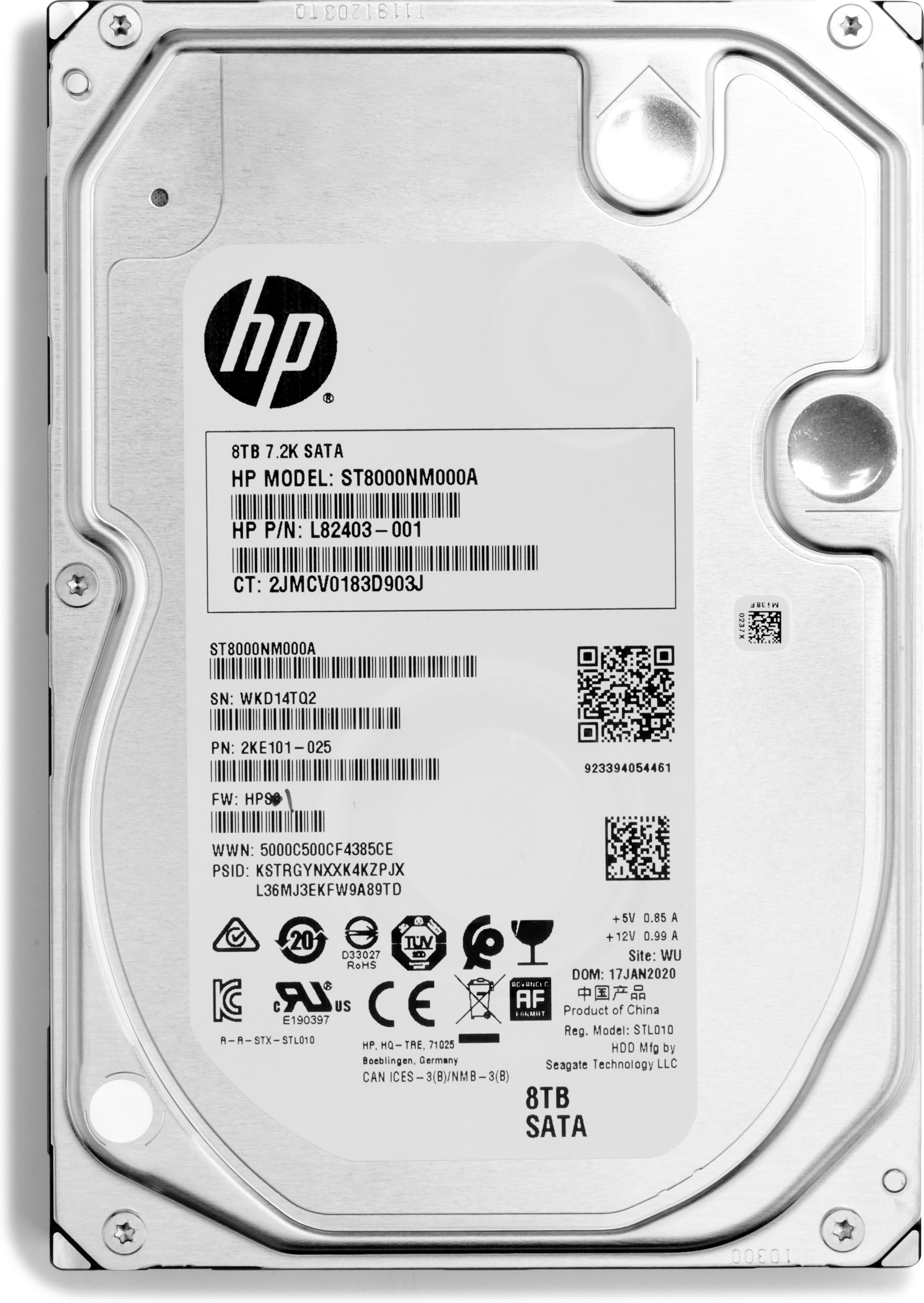 2Z273AA - HPE HP - Disco duro - 8 TB - interno - 3.5" LFF (8.9 cm LFF)