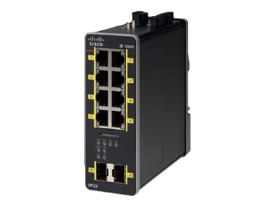 IE-1000-8P2S-LM - Cisco Industrial Ethernet 1000 Switch, 8x 10/100/1000 (PoE+)