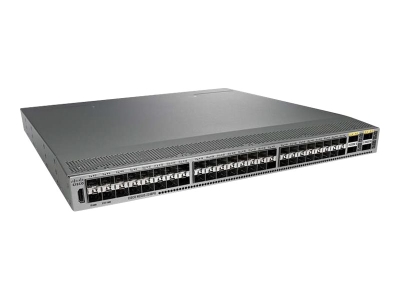 N2K-C2248PQ-10GE - Cisco Nexus 2248PQ 10GE Fabric Extender - Módulo de expansión - 10 GigE, FCoE - 48 Puertos + 4 x QSFP+ (Uplink)