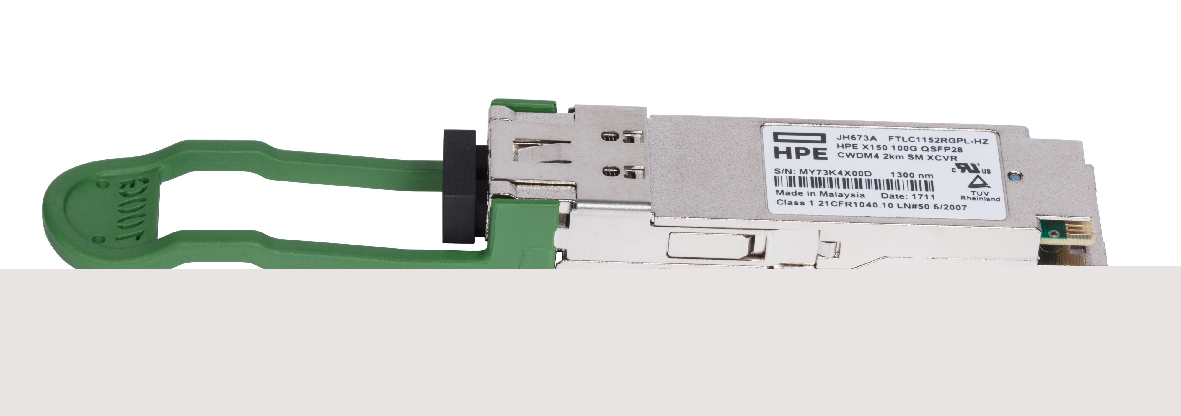 JH673A – HPE X150 – QSFP28 receiver module – 100GbE – 1000Base-CWDM4