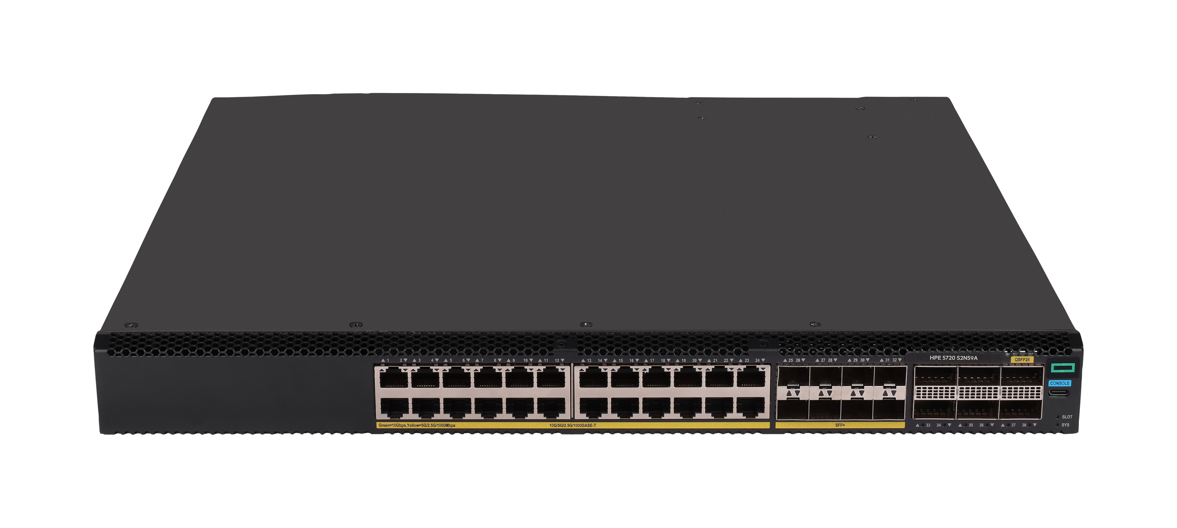 S2N59A - HPE Networking Comware 5720 8p SFP+ 1G/10G 6p QSFP28 100G Switch
