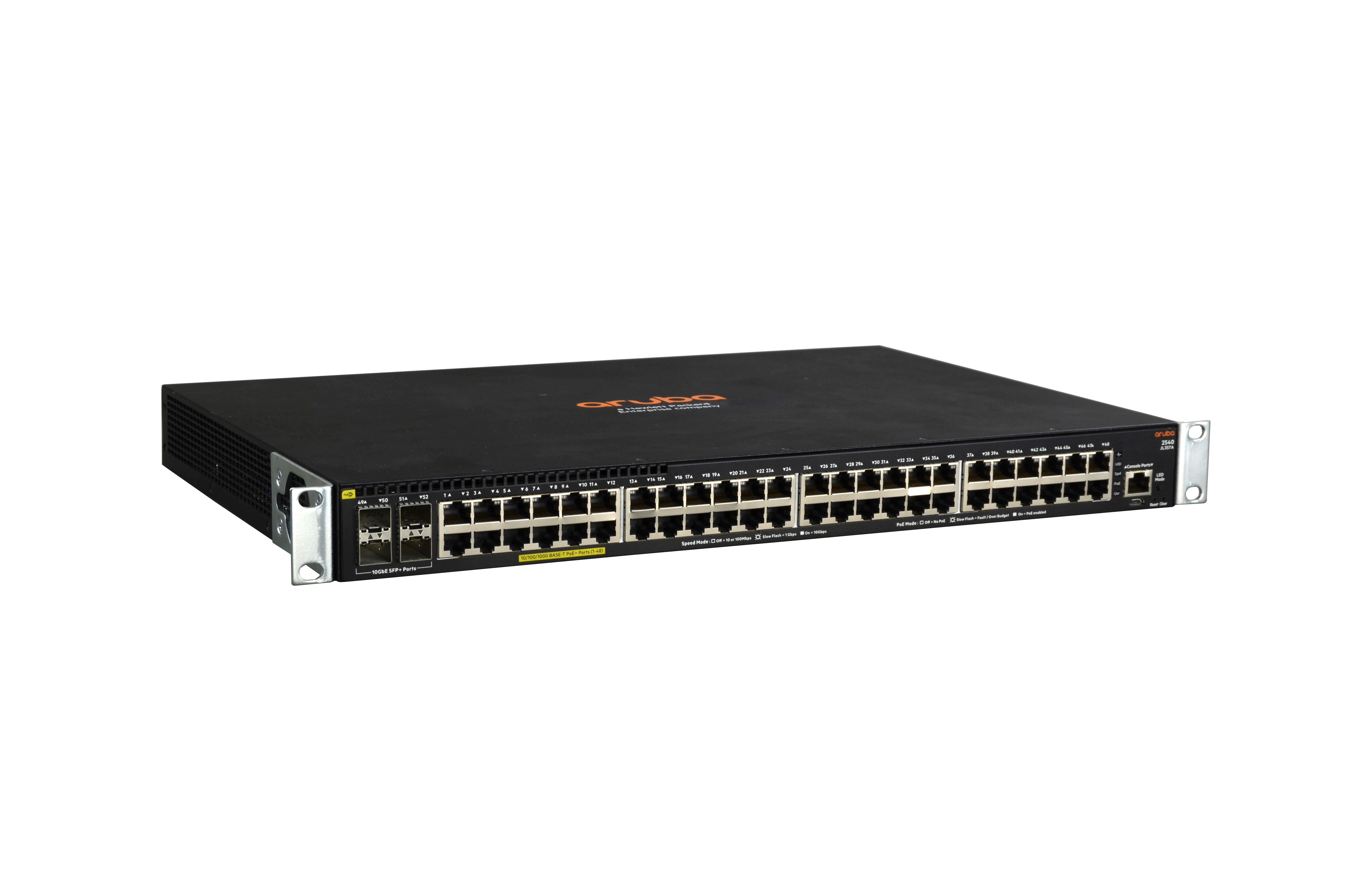 JL357A - HPE Aruba 2540 48G PoE+ 4SFP+ Switch, managed, 48x 10/100/1000 (PoE+)