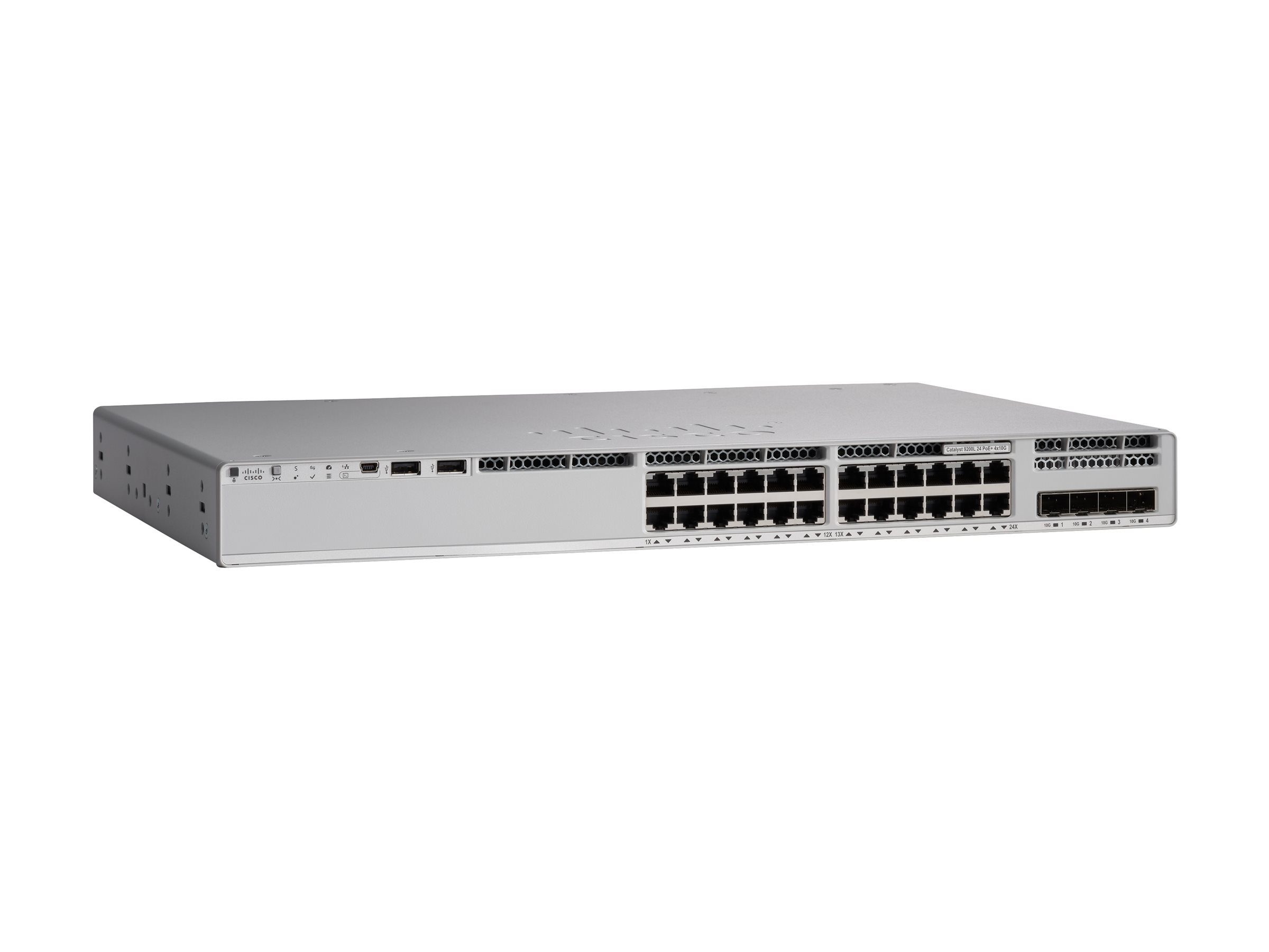 C9200L-24P-4X-A - Conmutador Cisco Catalyst 9200L - 24 puertos - Gestionado L3 - PoE+
