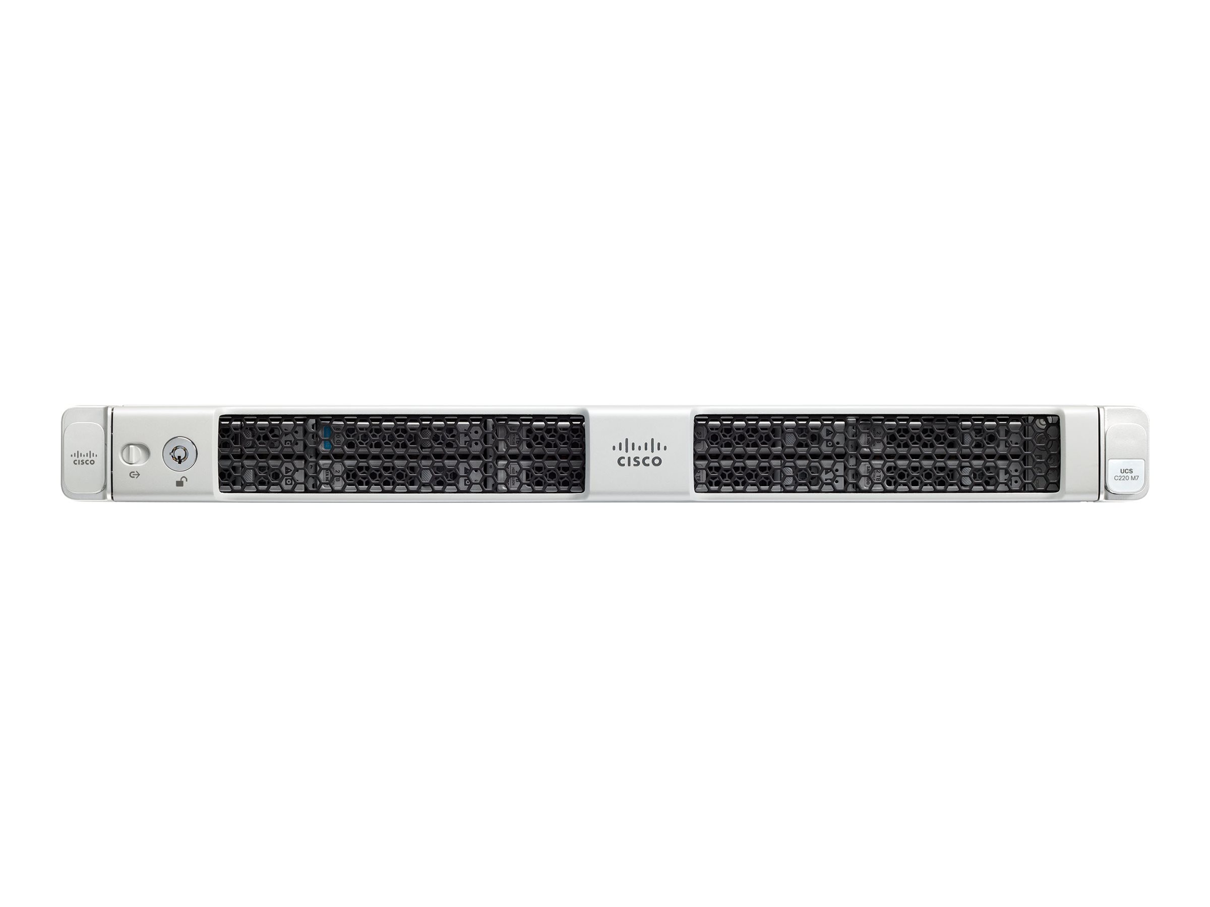HCIAF220C-M7S - Cisco Compute Hyperconverged with Nutanix C220 M7 All Flash - Server - Rack-Montage - 1U - a doppio processore - nessuno CPU - RAM 0 GB - SATA/SAS/NVMe - Hot-Swap 6.4 cm (2.5")