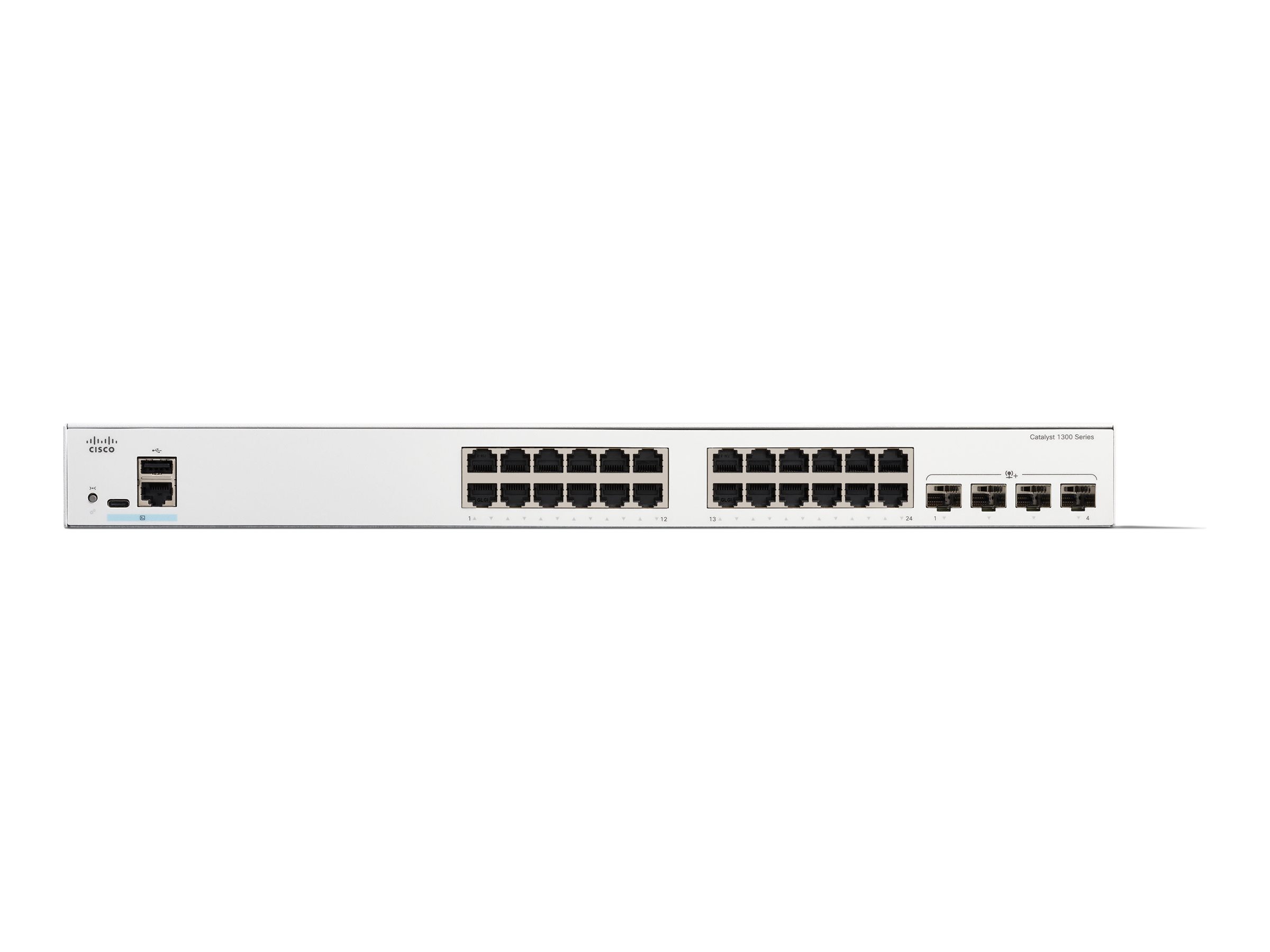 C1300-24T-4X - Conmutador Cisco Catalyst 1300 - 24 puertos - Gestionado de capa 3