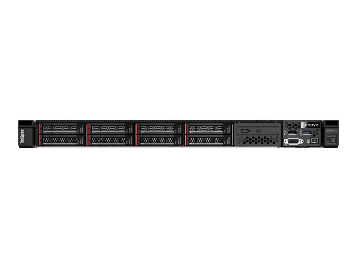 7Z71A08FEA - Lenovo ThinkSystem SR630 V2 7Z71 - Server - Rack-Montage - 1U - de doble procesador - 1 x Xeon Silver 4309Y / 2.8 GHz - RAM 32 GB - SAS - Hot-Swap 6.4 cm (2.5")