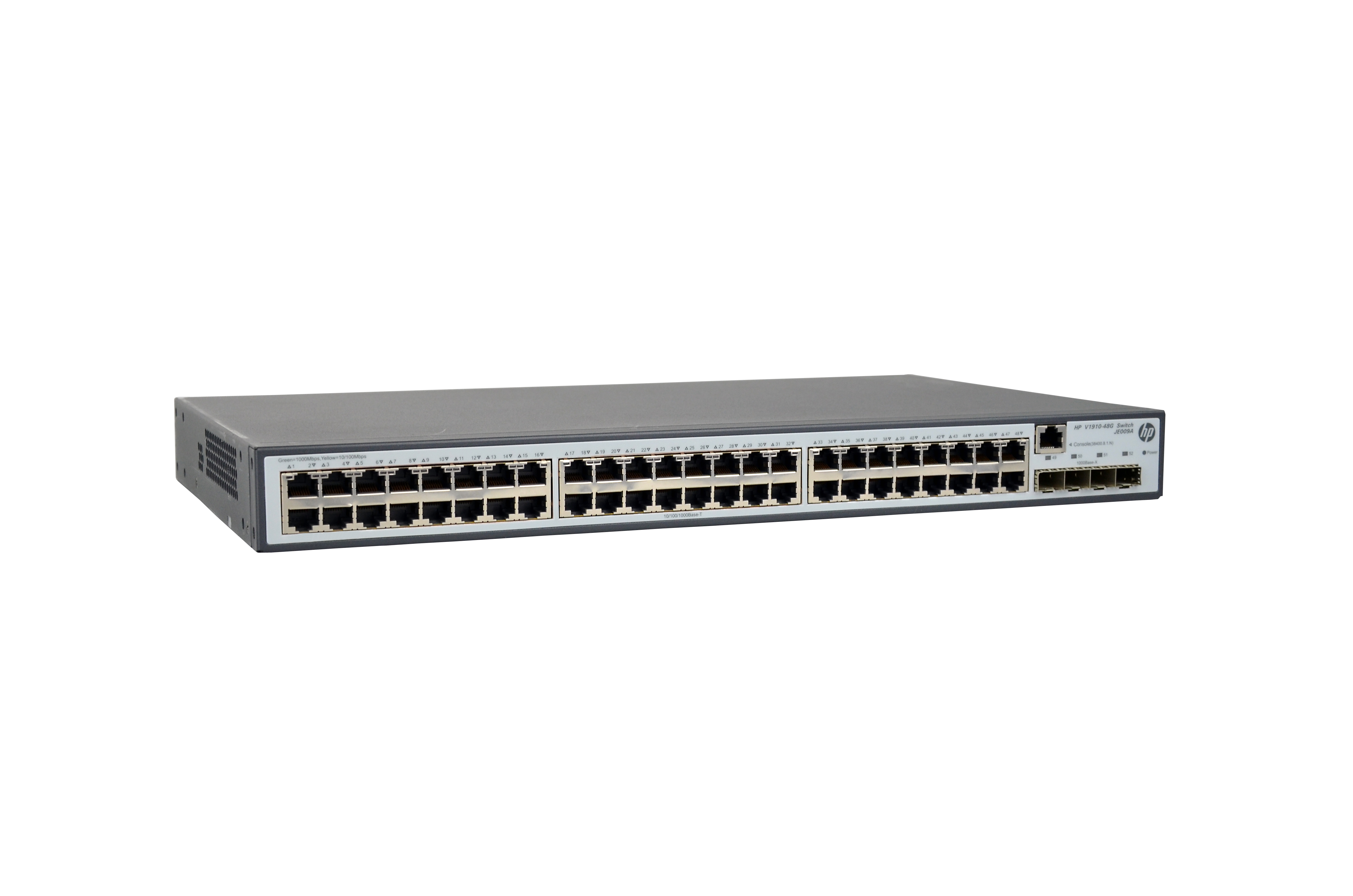 JE009A - HPE 1910-48G Switch - Switch - L3 - managed - 48 x 10/100/1000 + 4 x SFP
