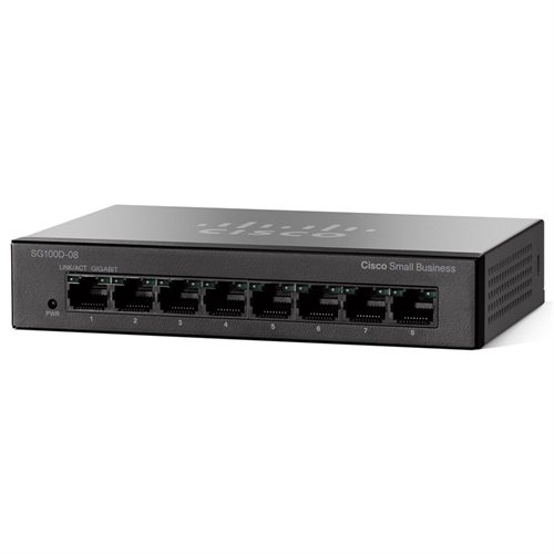 SG100D-08-EU - Switch Cisco Business 100 - 8 puertos - No gestionado