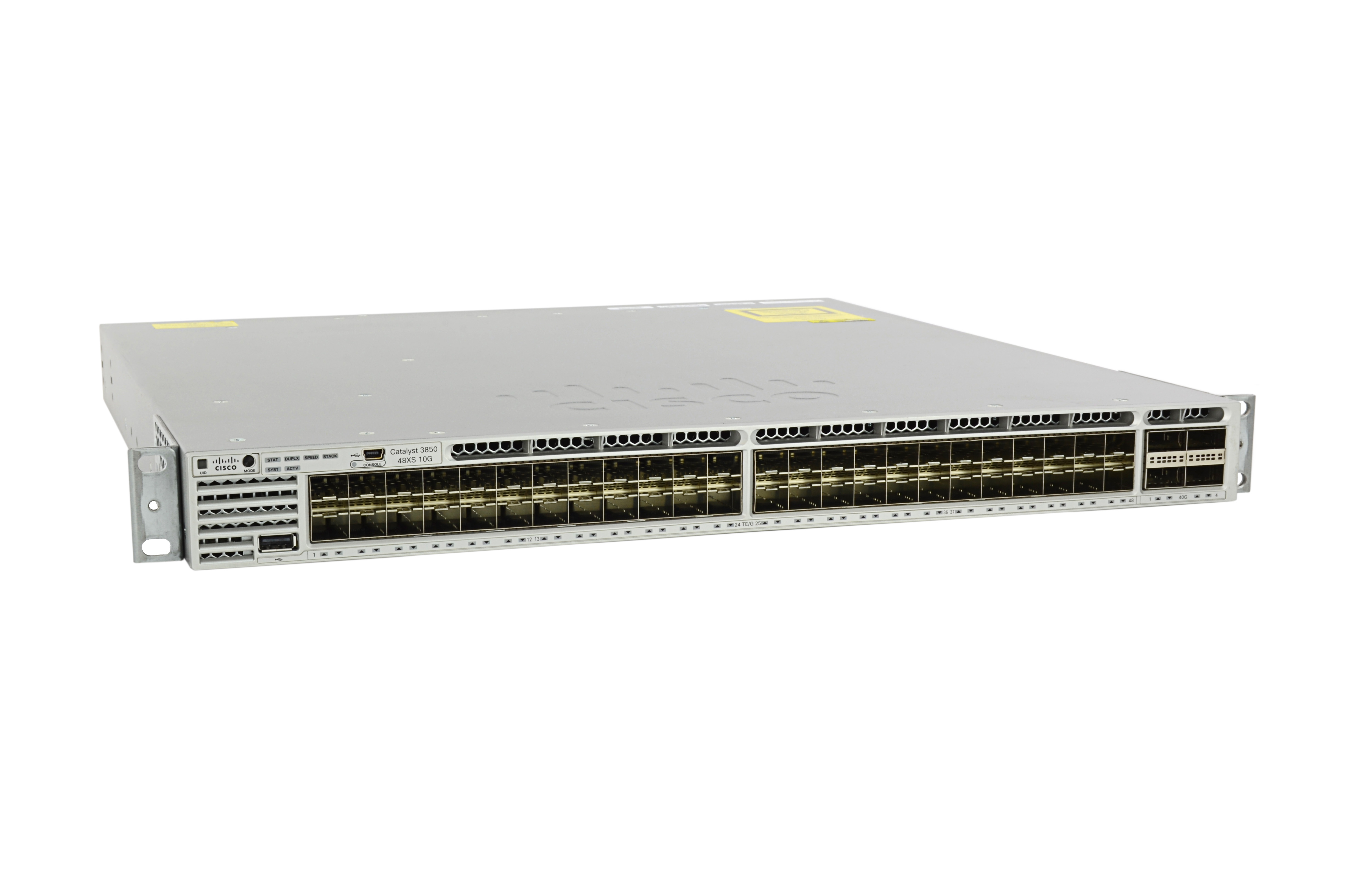 WS-C3850-48XS-F-S - Cisco Catalyst Switch, L3, 48x 1G/10G SFP+ + 4x 40G QSFP+ (Uplink)