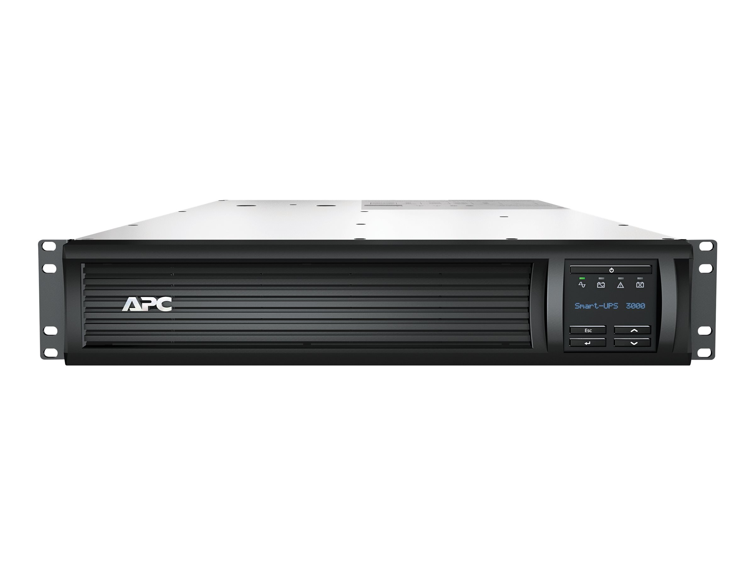 SMT3000RMI2UCR - APC Smart-UPS - UPS (rack-mountable) - Line-interactive, 8 x IEC C13, 1 x IEC C19, SmartConnect+SmartSlot, AVR, LCD