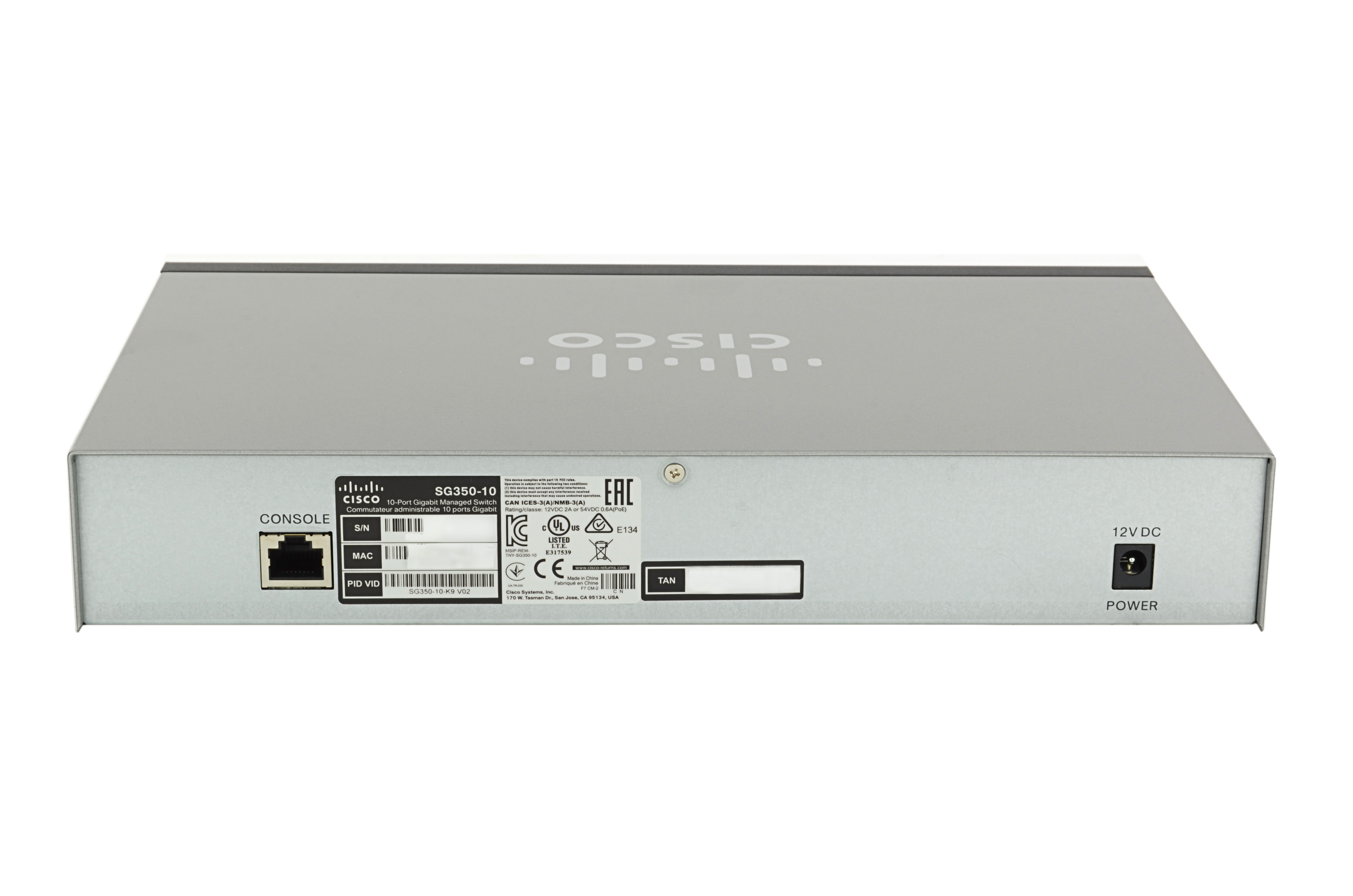 SG350-10-K9-EU - Commutateur Cisco Business 350 - 10 ports - Géré L3