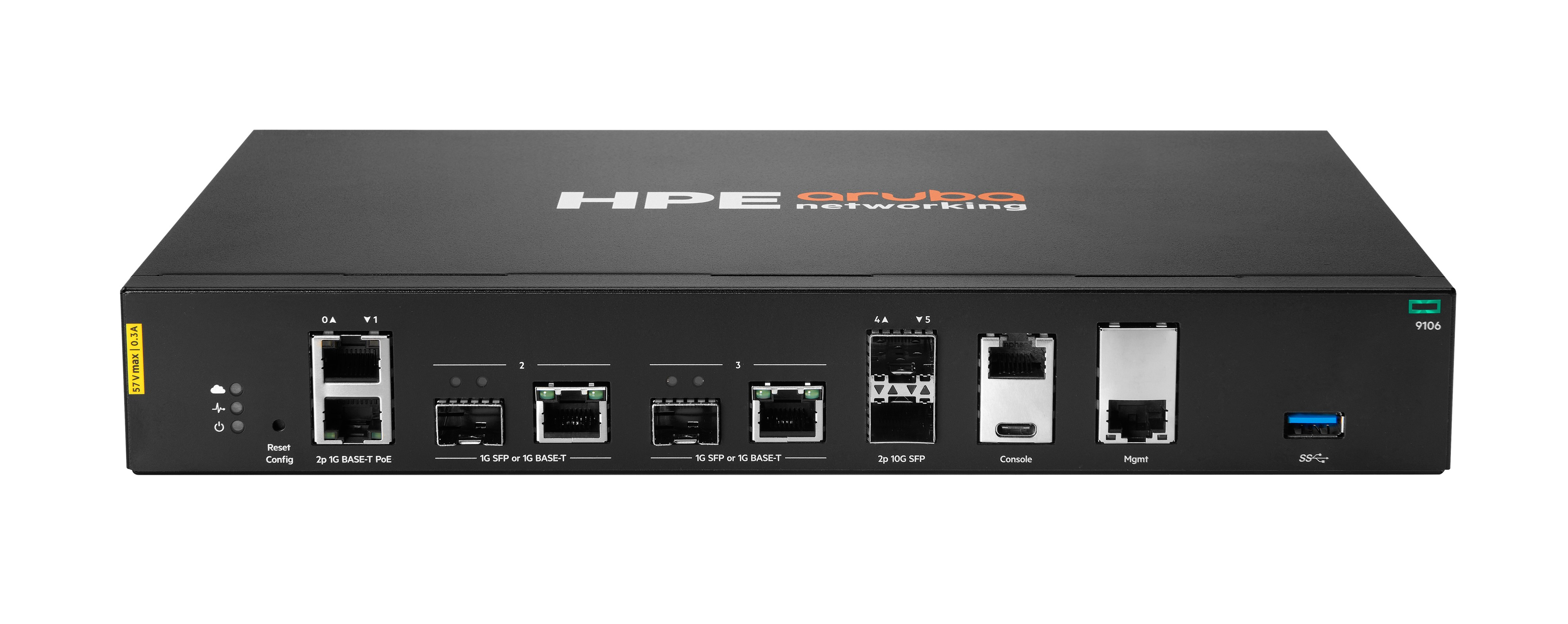 S0B85A - HPE Aruba 9106 - Gateway - Hybrid - 6 ports
